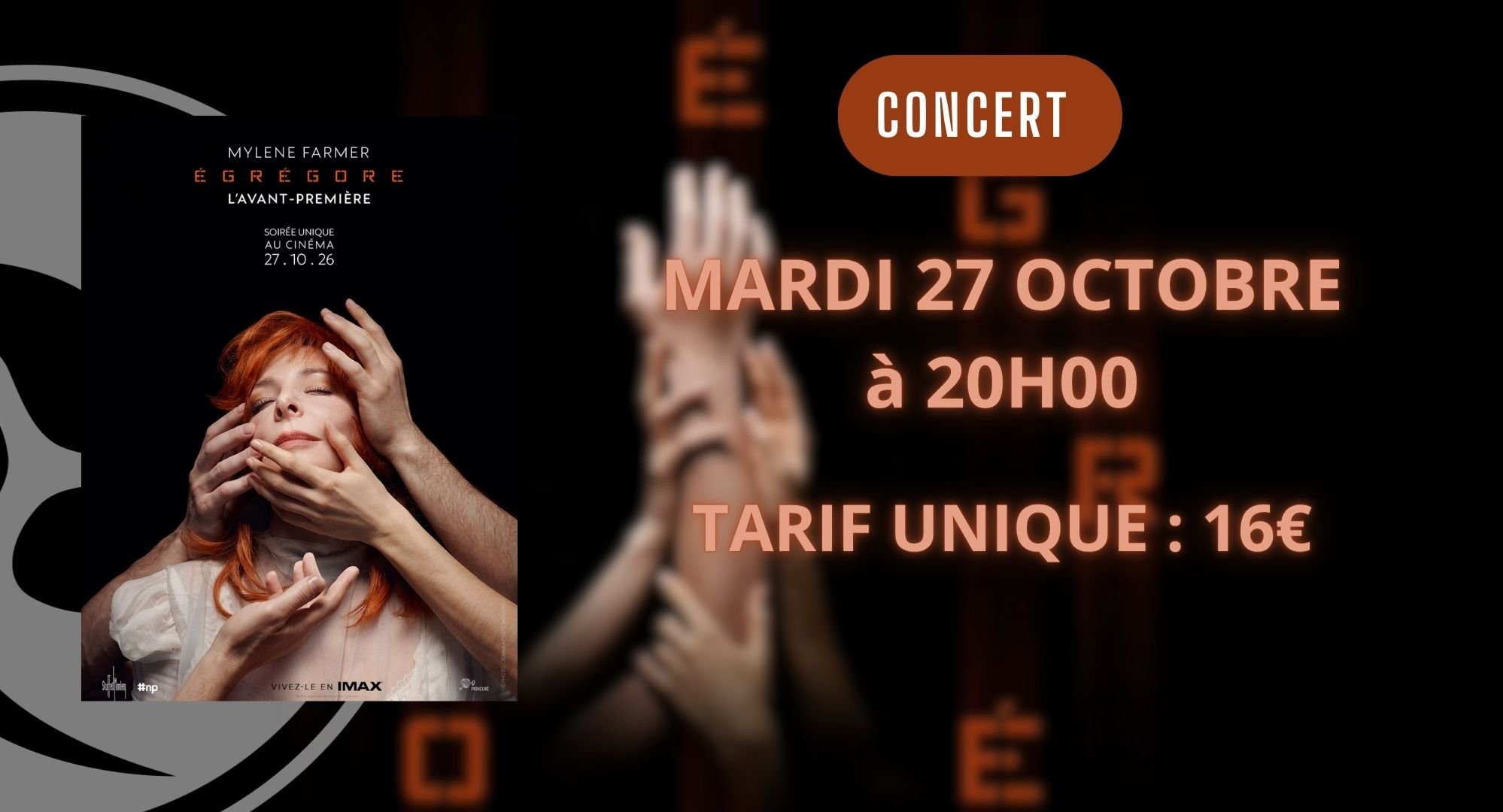 Concert : Mylène Farmer - égrégore