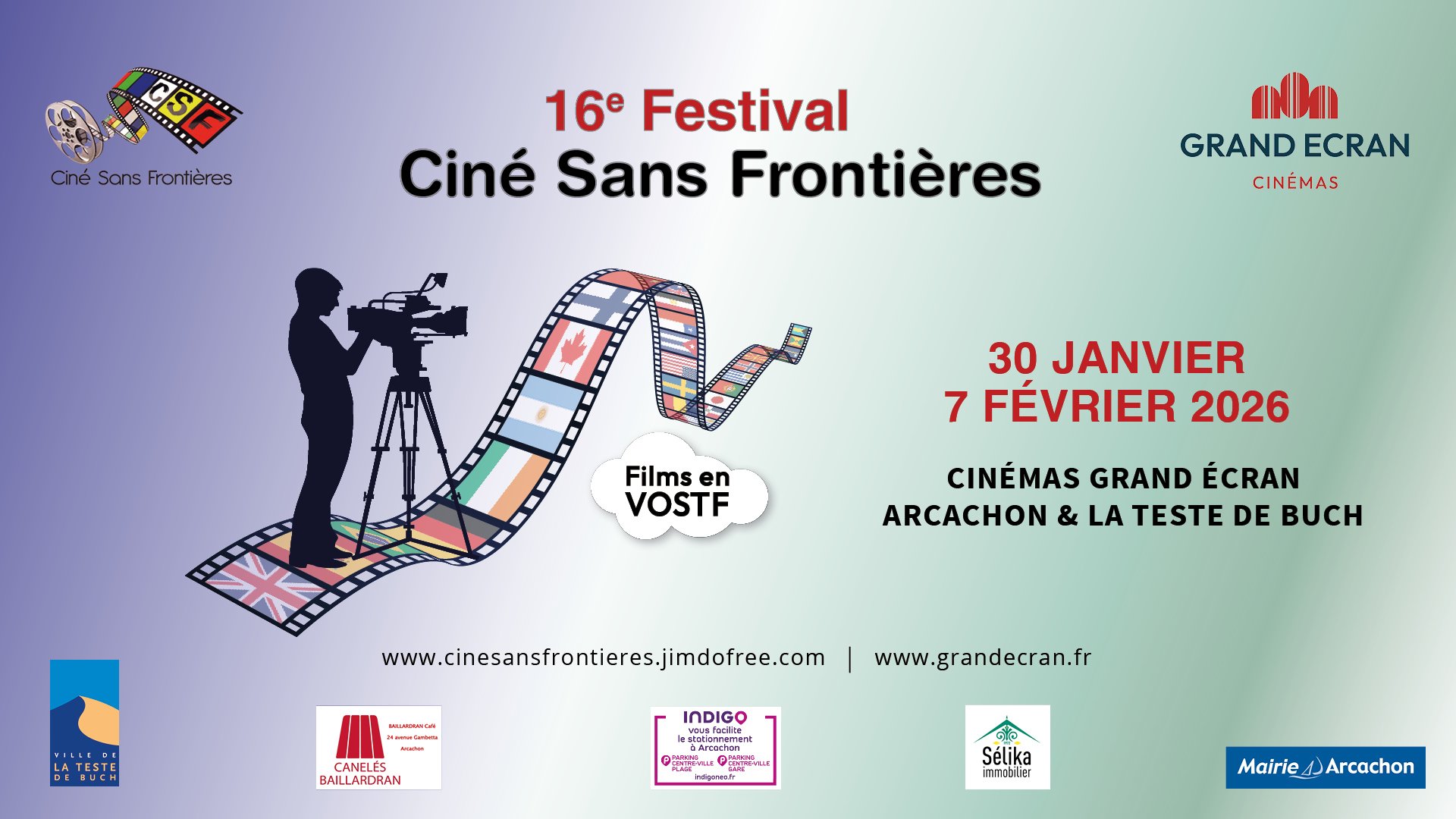 Festival Ciné Sans Frontières 2026 La Teste