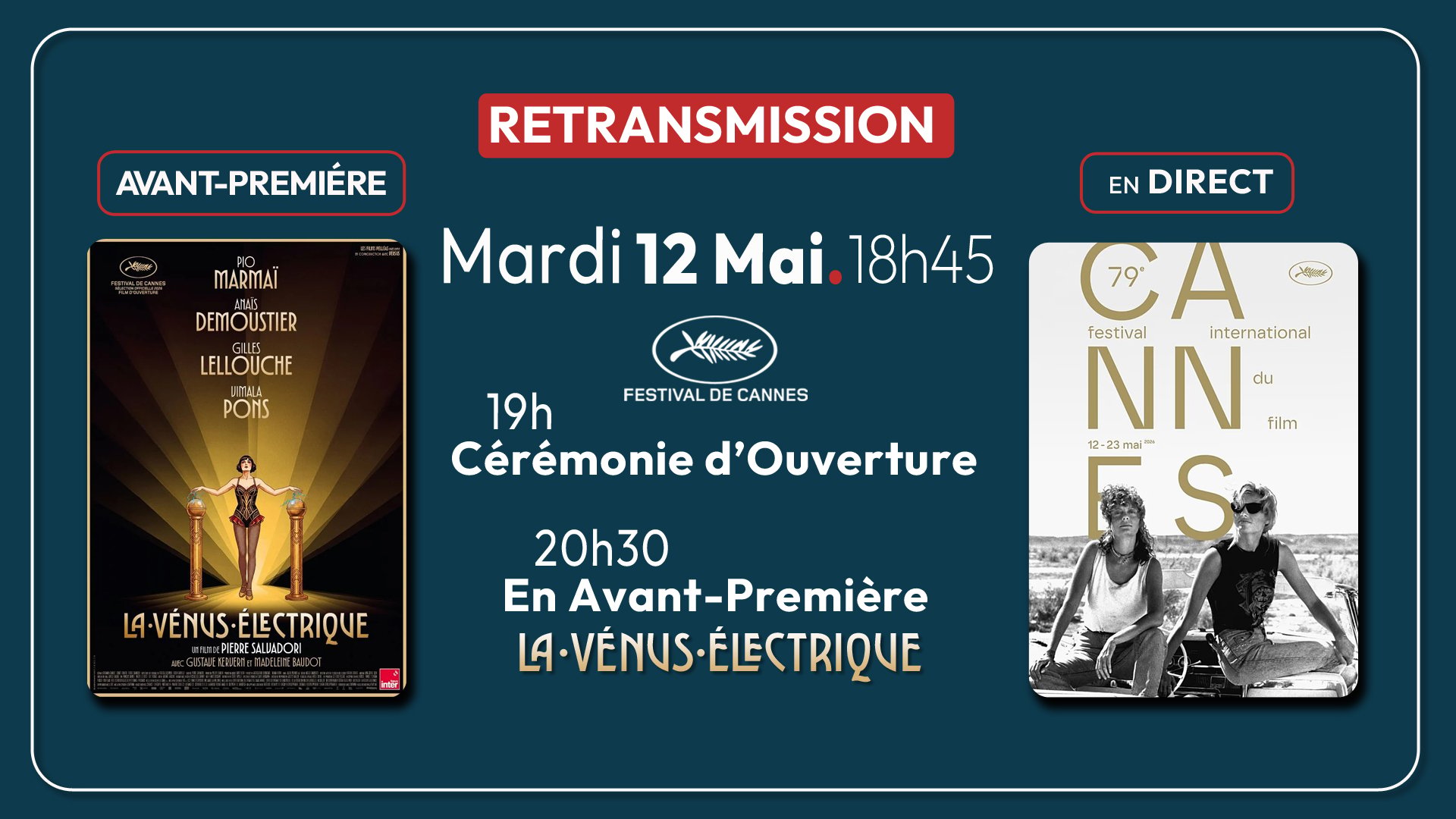CEREMONIE OUVERTURE FESTIVAL DE CANNES