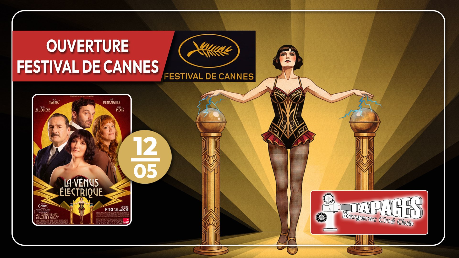 OUVERTURE FESTIVAL DE CANNES EN DIRECT