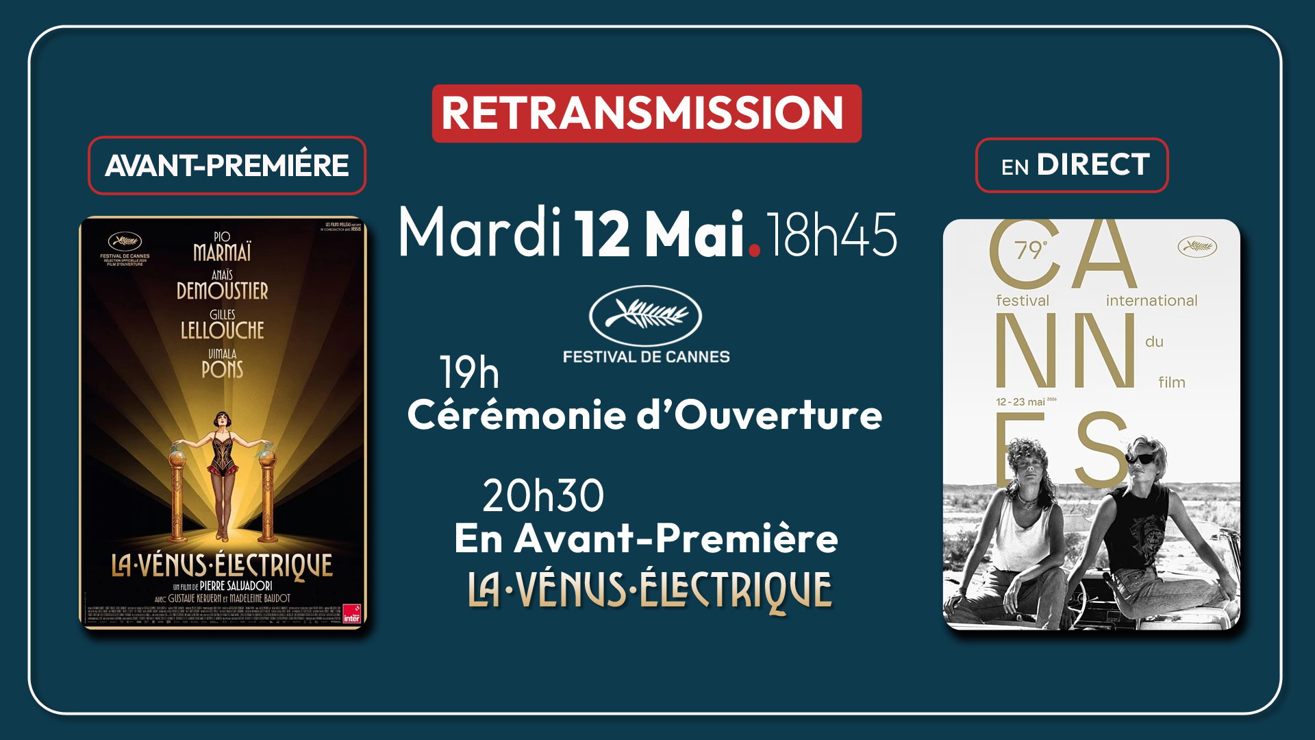 OUVERTURE FESTIVAL DE CANNES 2026