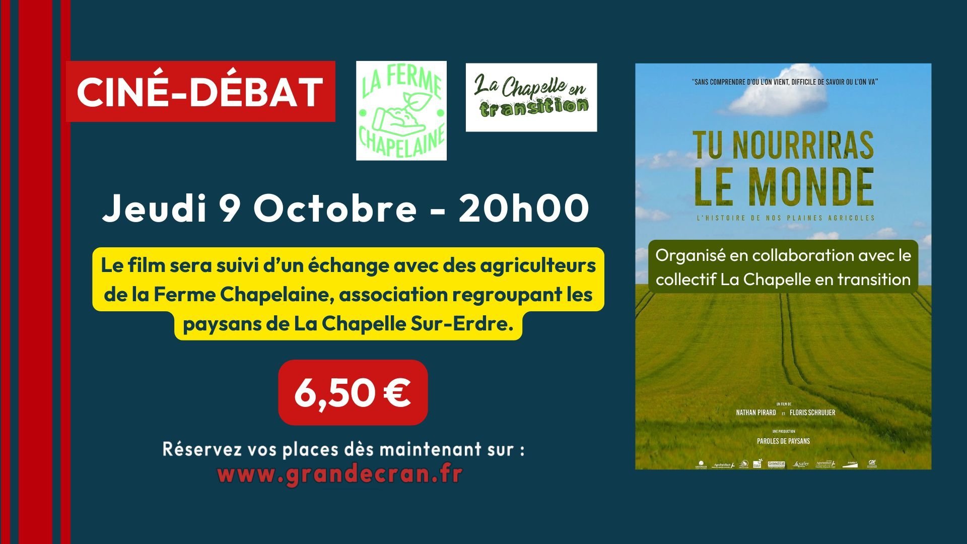 Ciné-débat documentaire "Tu nourriras le monde"