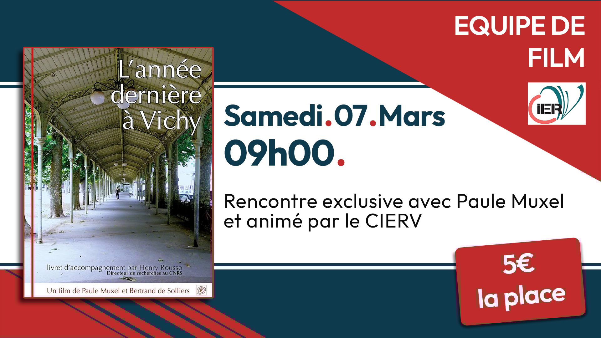 RENCONTRE AVEC L'EQUIPE : L'ANNEE DERNIERE A VICHY