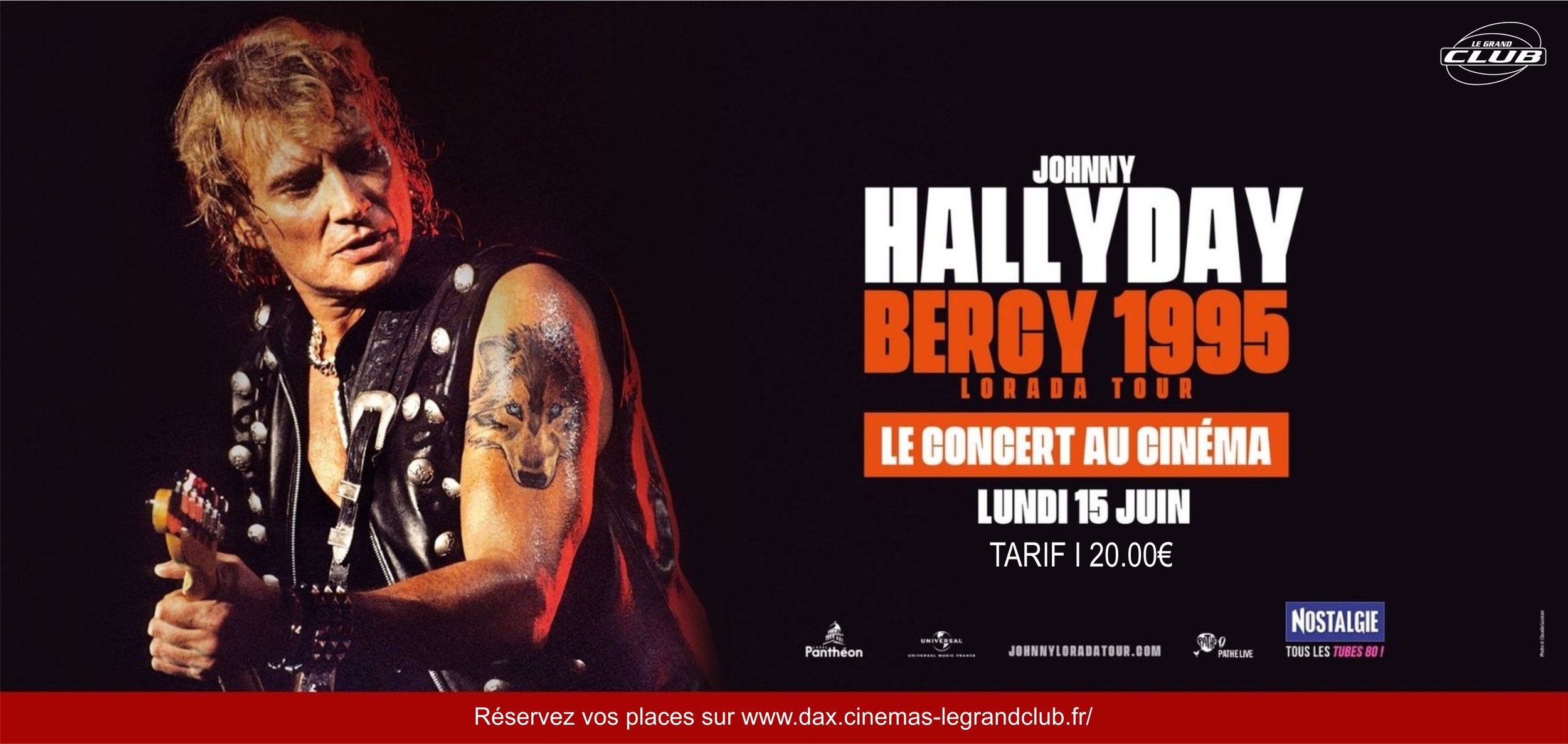JOHNNY HALLYDAY, LORADA TOUR - BERCY 1995