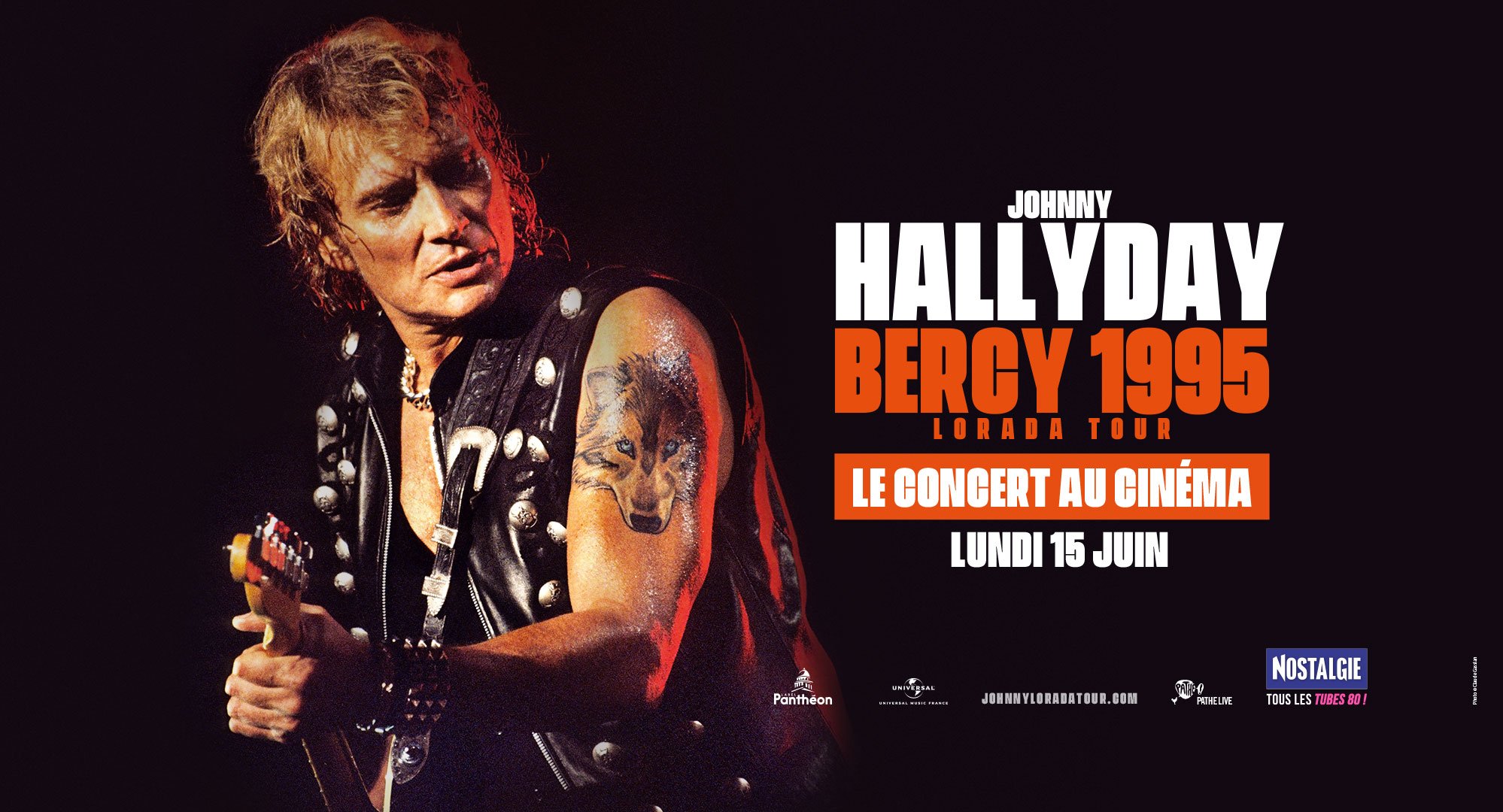 Ciné Concert : JOHNNY HALLYDAY, LORADA TOUR - BERCY 1995