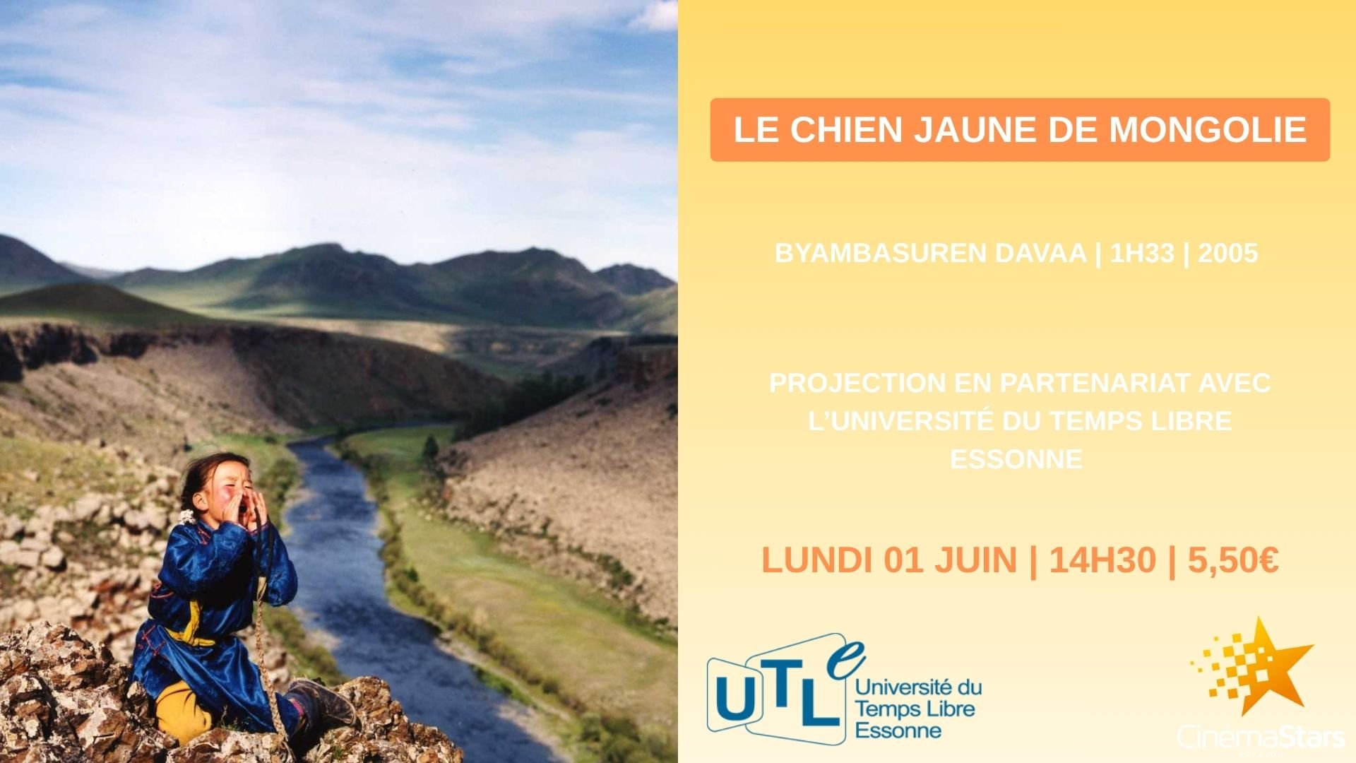 Le chien jaune de Mongolie | Byambasuren Davaa