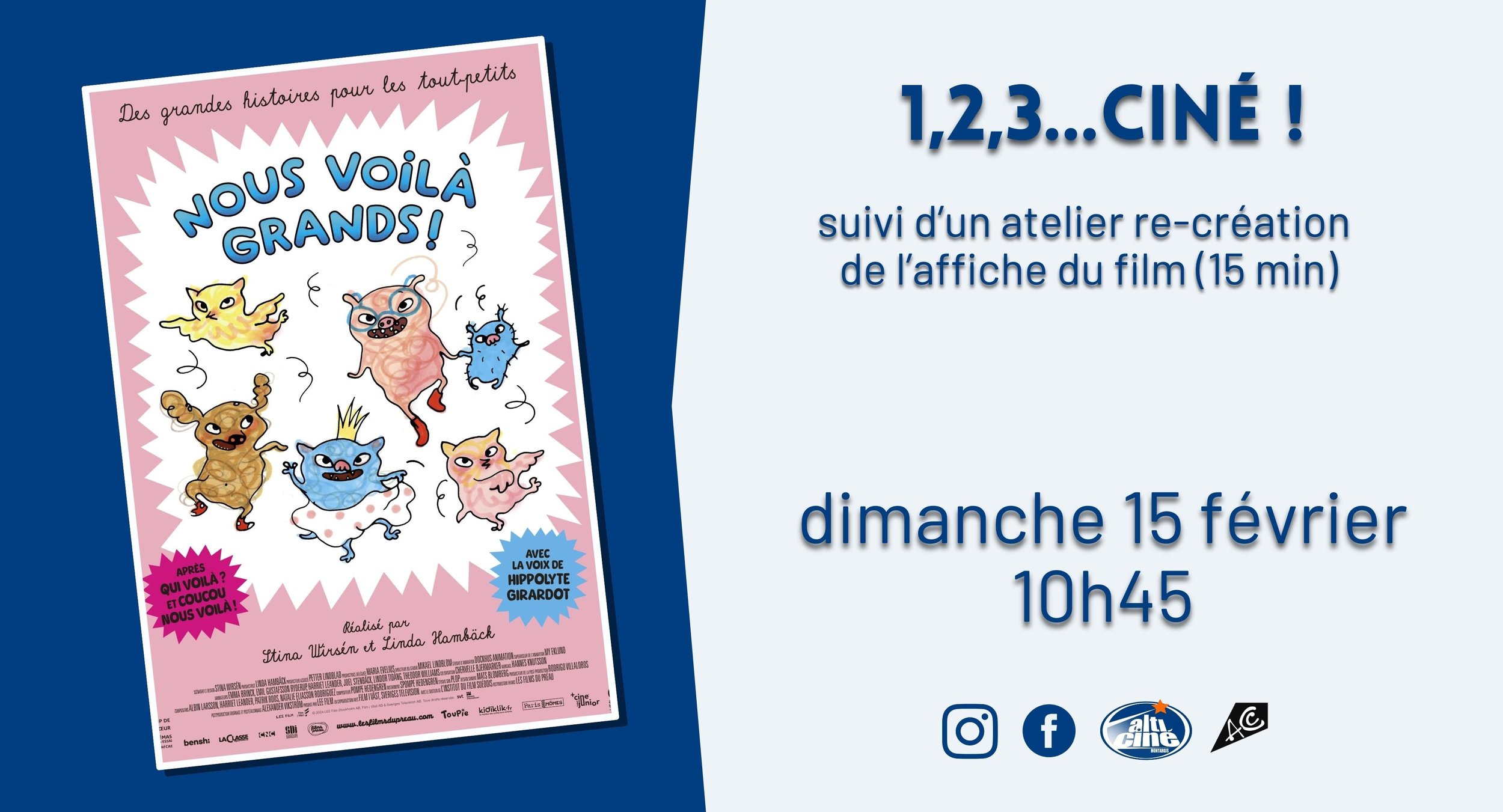 Opération 1, 2, 3... Ciné