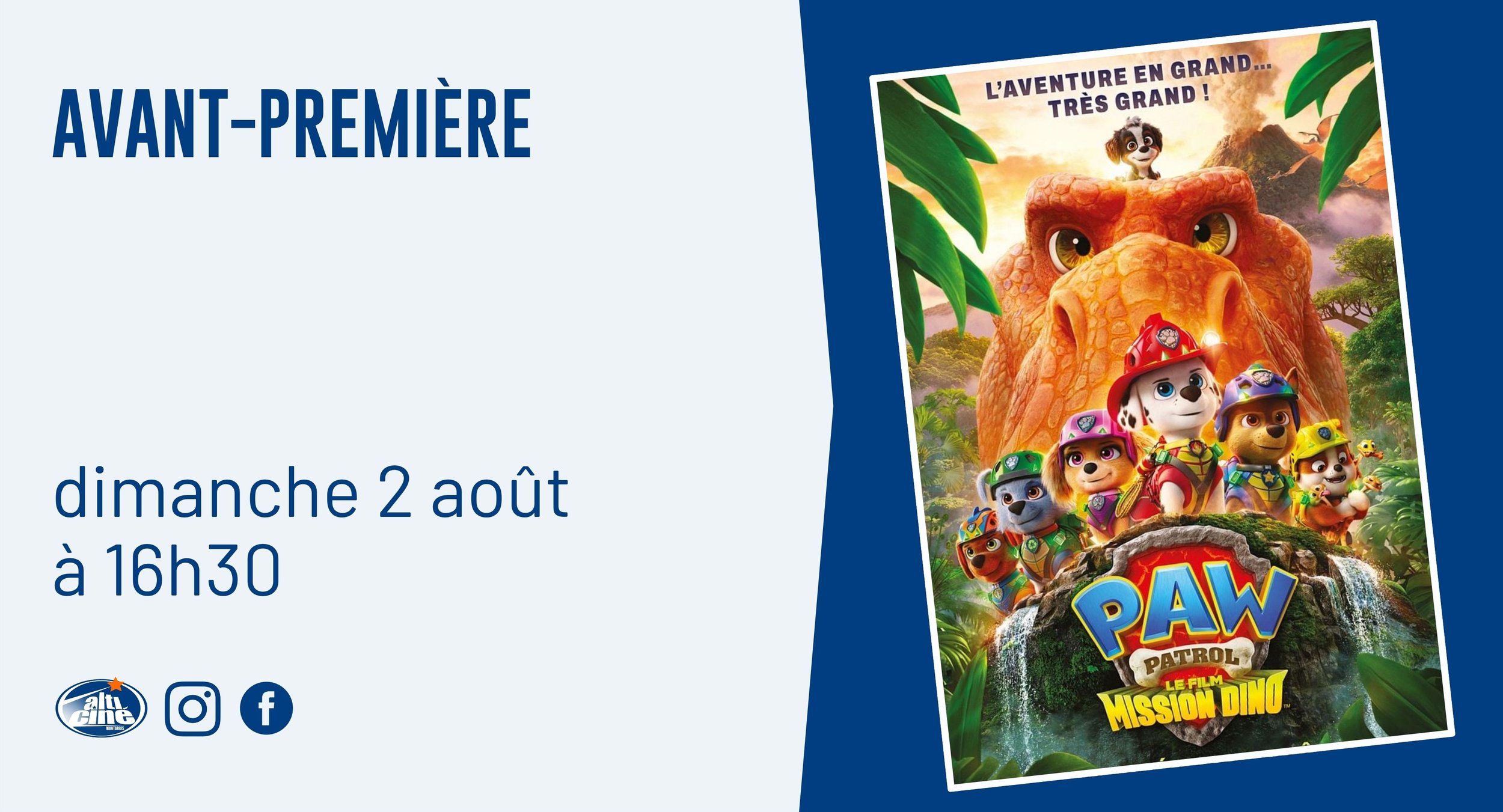LA PAT'PATROUILLE - LE FILM MISSION DINO