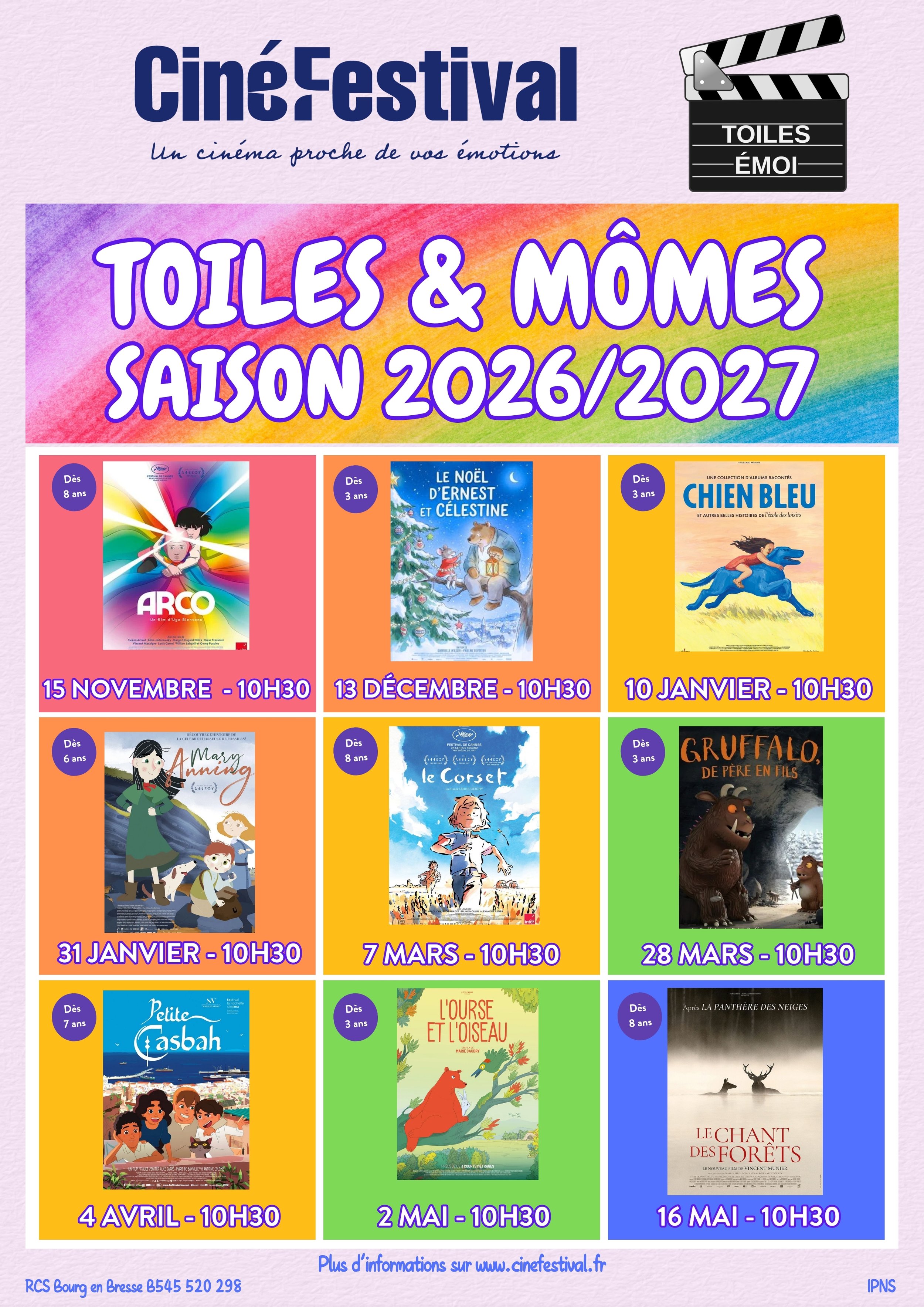 Toiles & môme 2026/2027