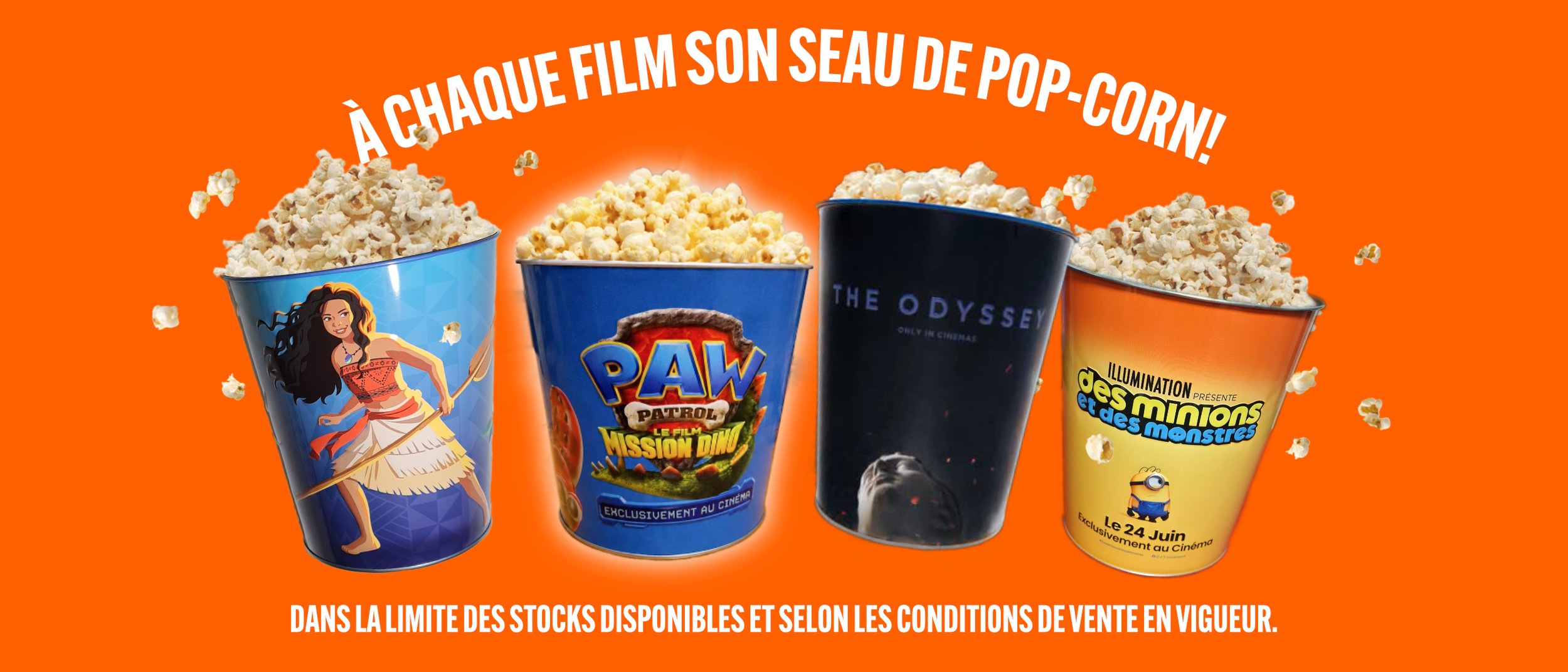 🍿 Craquez pour nos menus Pop-Corn !