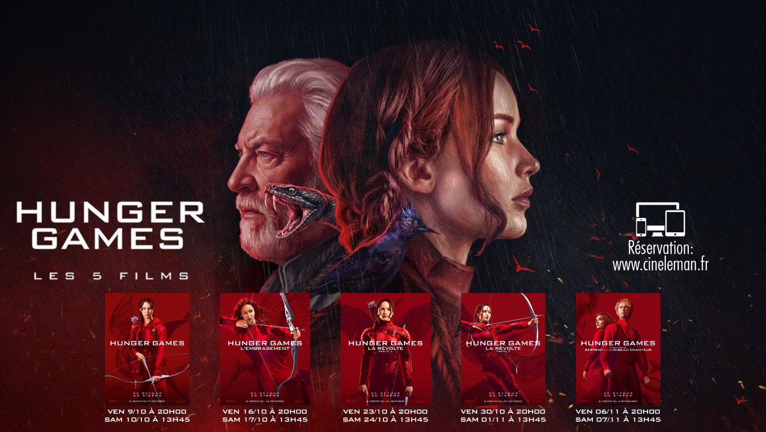 🏹 LA SAGA HUNGER GAMES