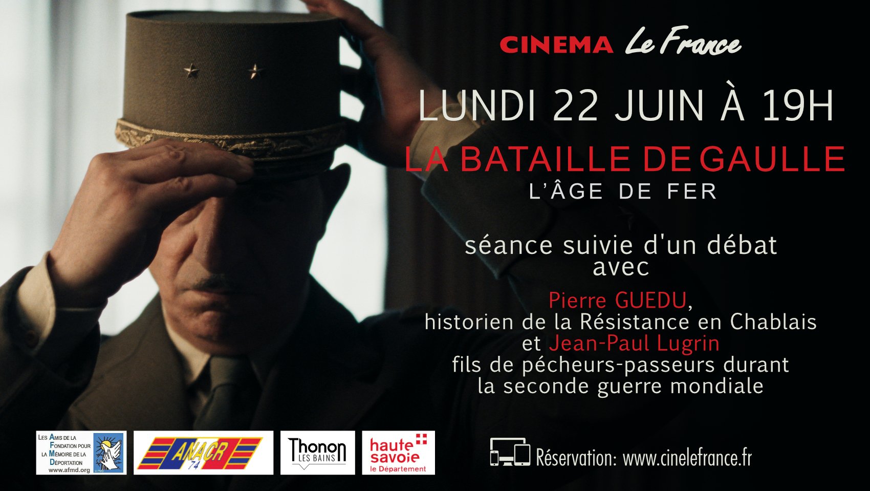 Soirée-débat autour du film La Bataille De Gaulle – 1ère partie