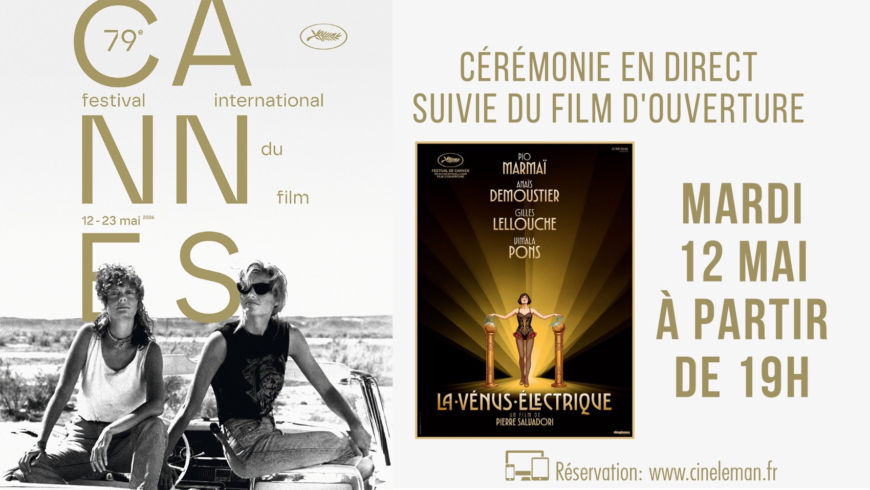  Cérémonie d'ouverture du Festival de Cannes 2026