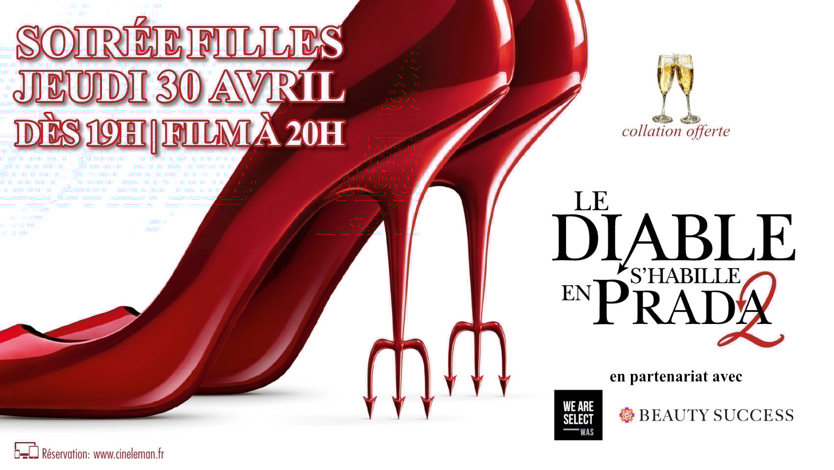 Soirée filles : LE DIABLE S'HABILLE EN PRADA