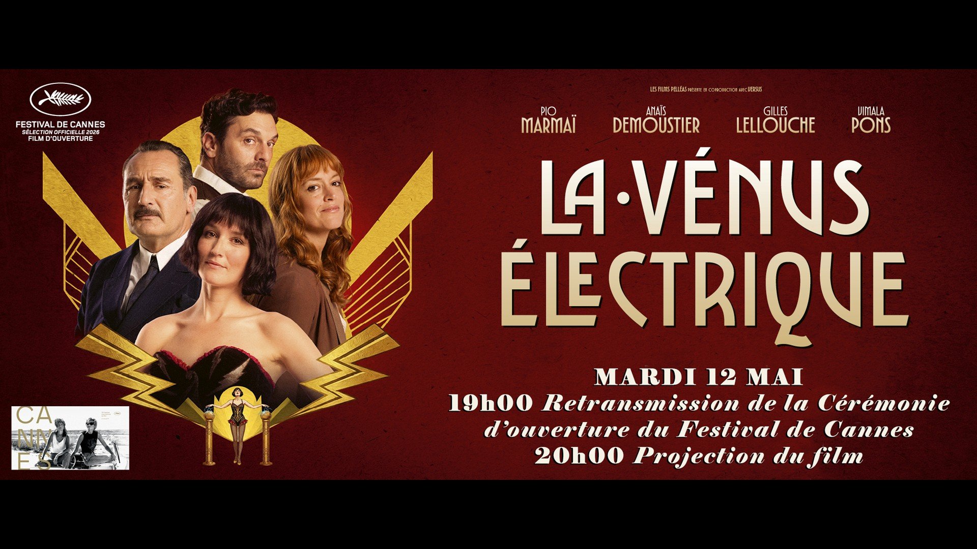 Cérémonie d'ouverture du Festival de Cannes en direct