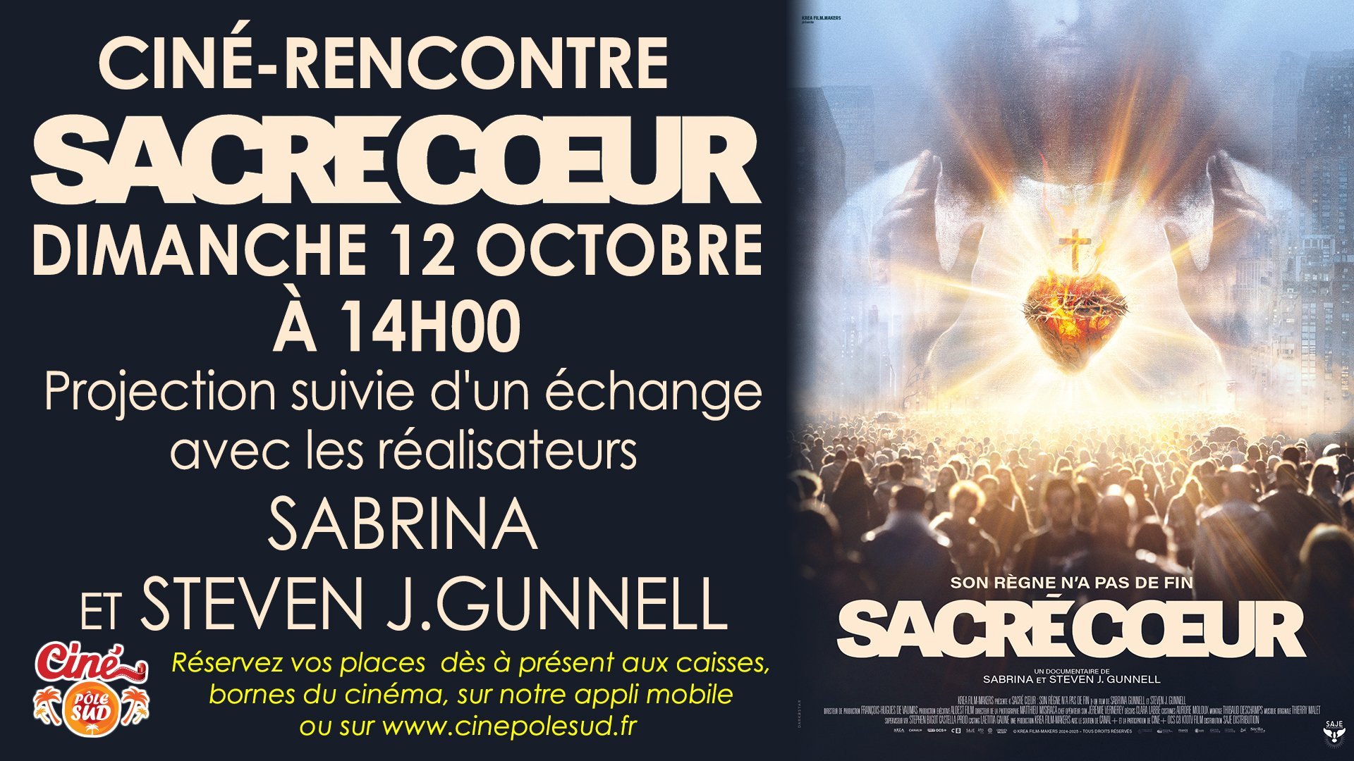 Ciné-rencontre autour du film Sacré-Coeur