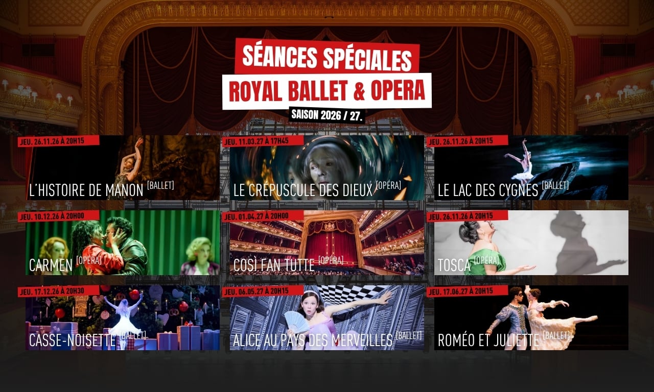 Royal Ballet and Opera Au Cinéma 2026/2027