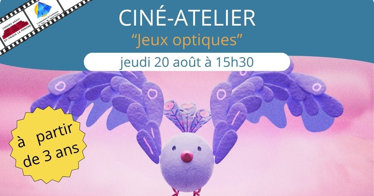 Ciné-goûter et atelier: jeux optiques avec ENTRE CIEL ET TERRE