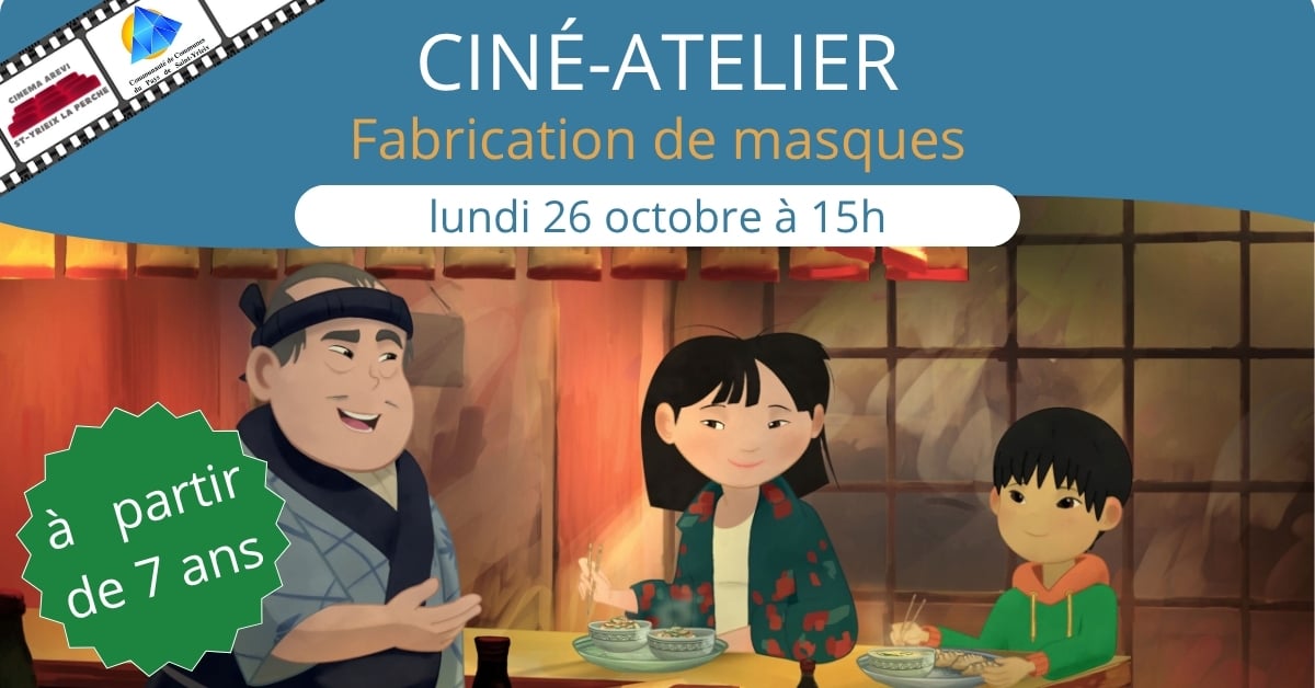 Ciné-goûter et atelier: Fabrication de masques avec MA FAMILLE DE SAMOURAÏS