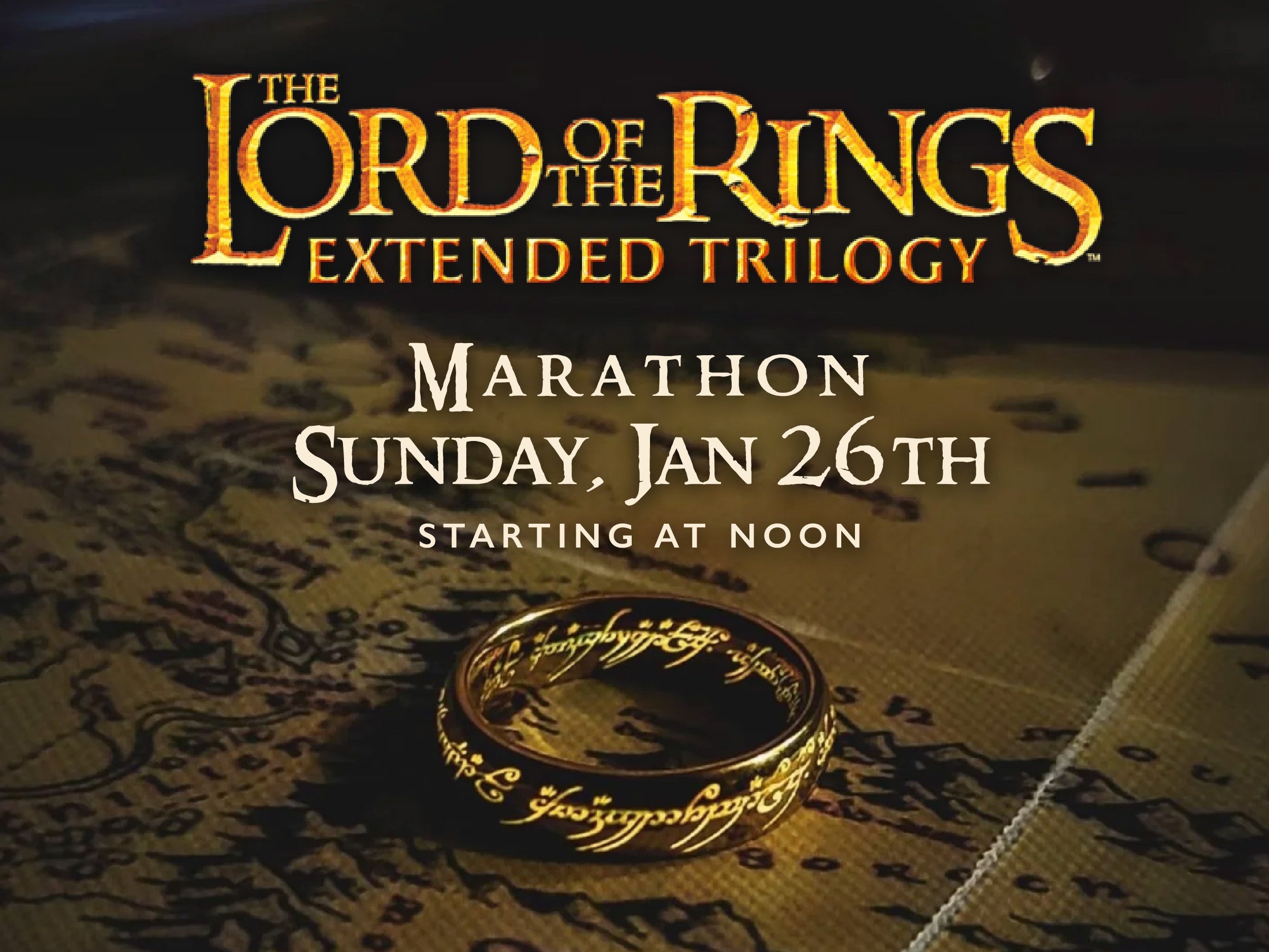 Lord of the Rings Extended Trilogy Marathon!