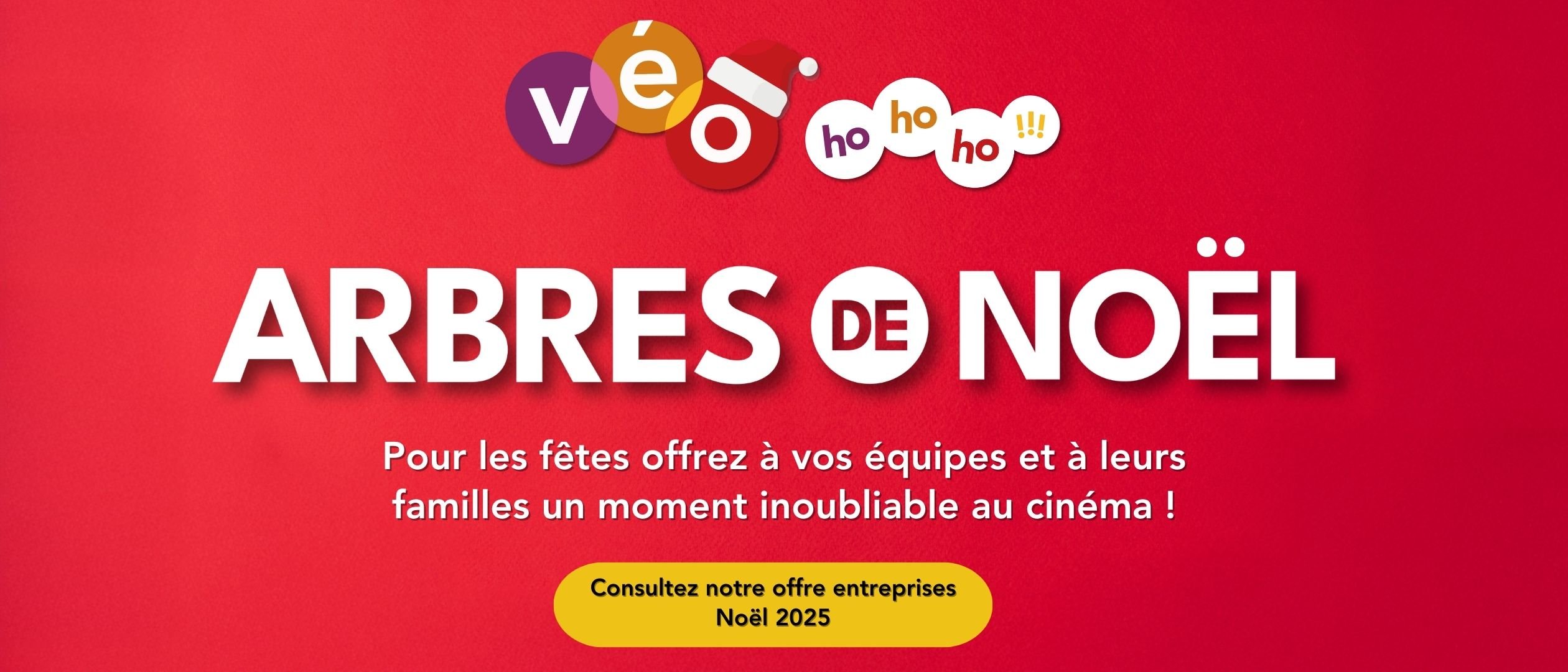 Organisez l'Arbre de Noël de votre entreprise au cinéma