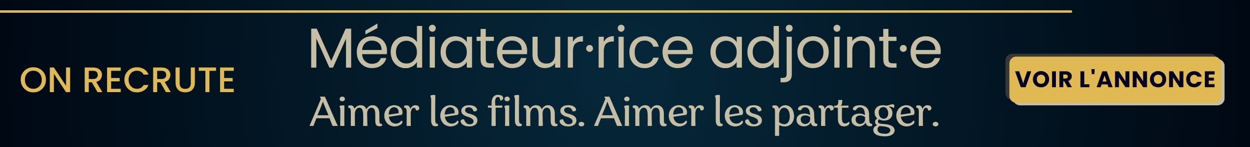 recrutement médiateur adjoint / médiatrice adjointe