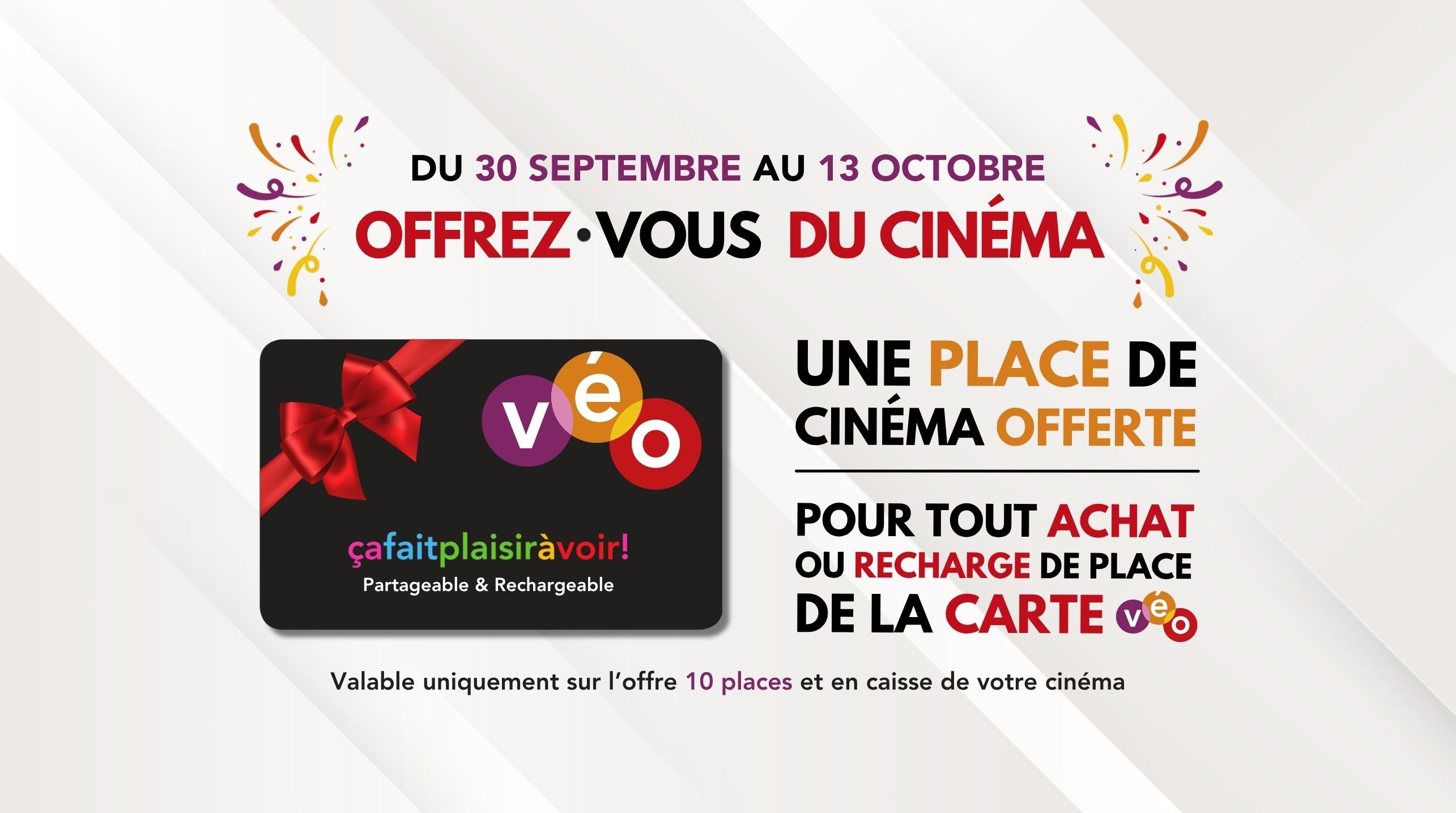 Offre carte Véo jusqu'au 13 octobre