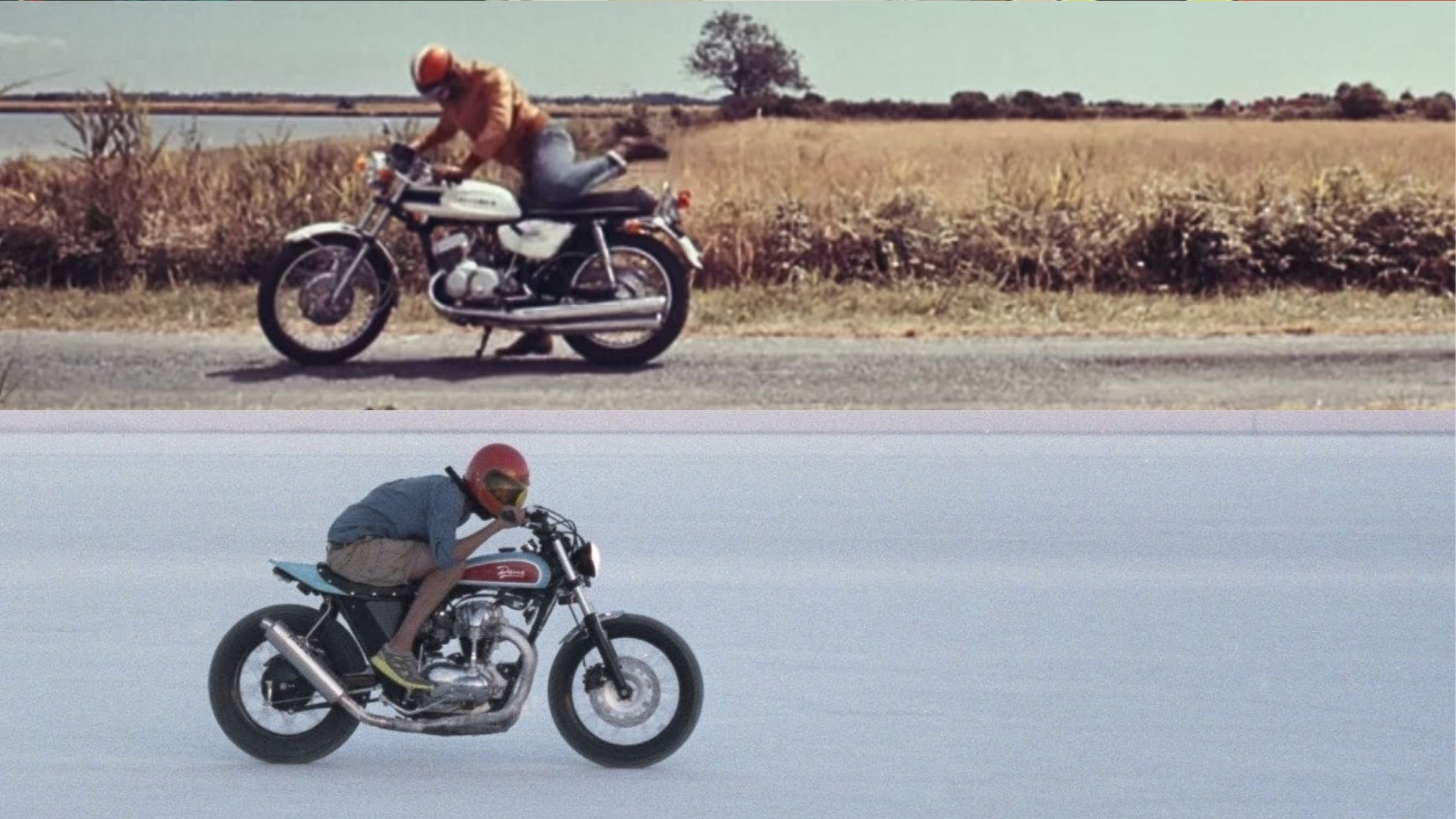 "1971, Motorcycle Heart" / "The Greasy Hand Preacher" : Double Feature Moto