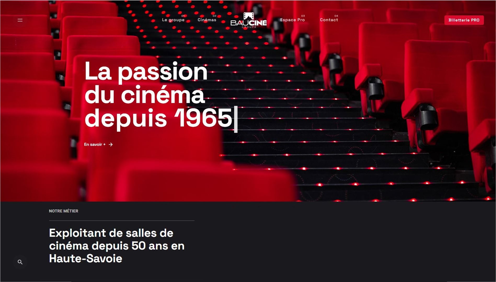Accueil du site internet Baucine.fr