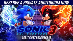 Sonic the Hedgehog 3 Private screening at Showcase Cinemas