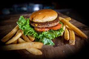 black bean burger