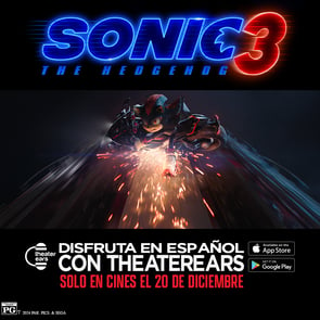 Disfruta Sonic the Hedgehog 3 en Espanol con TheaterEars