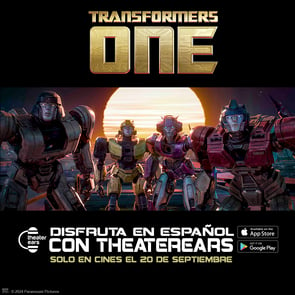 Disfruta Transformers One en Espanol con TheaterEars