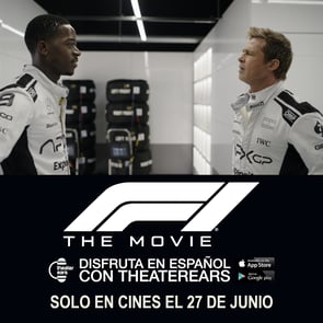 Disfruta F1 The Movie en Espanol con TheaterEars
