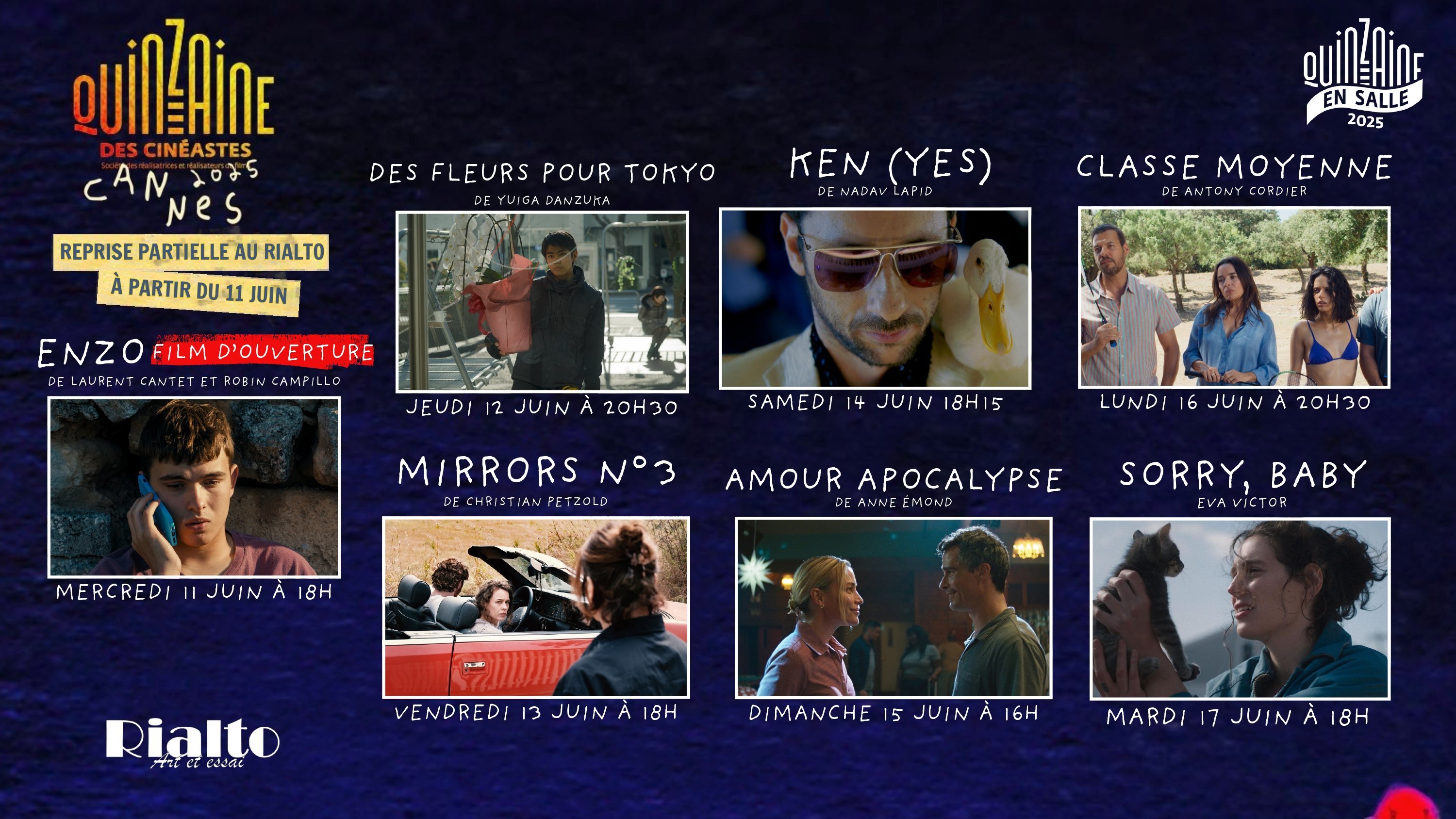 LA QUINZAINE FAIT SON FESTIVAL AU RIALTO