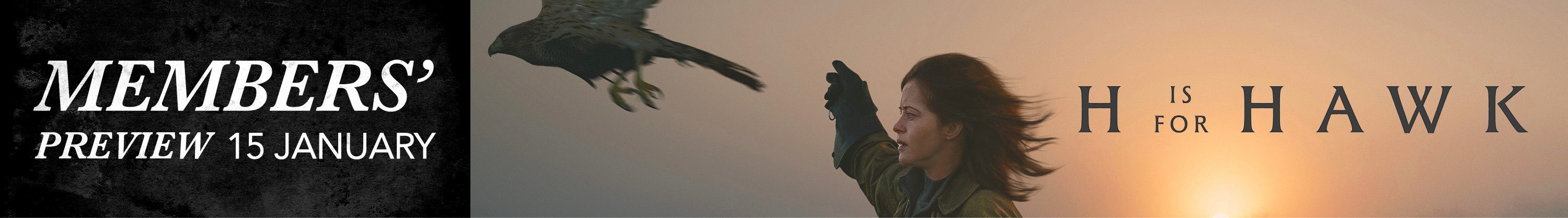 Members' Preview: H is for Hawk