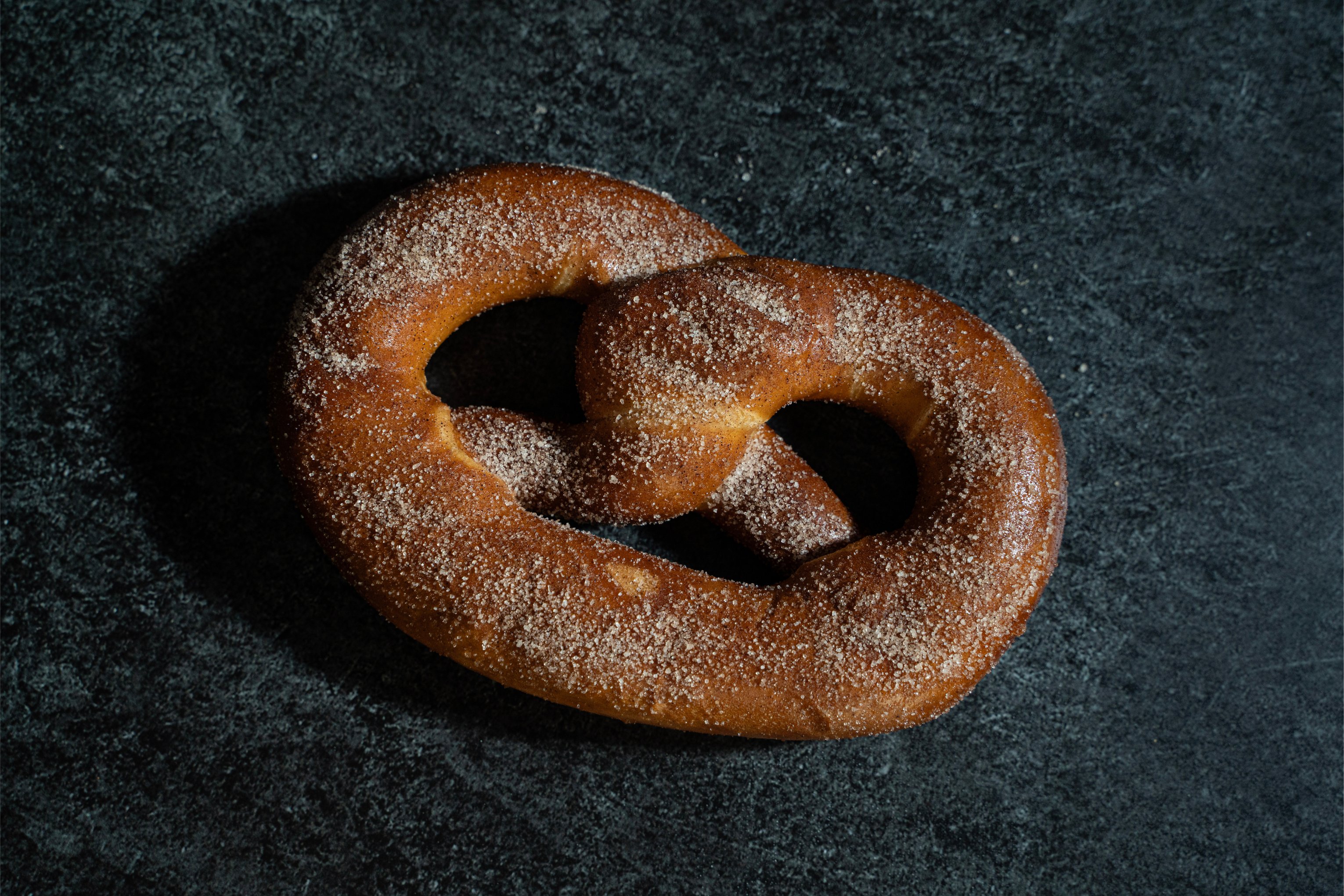 cinnamon sugar pretzel