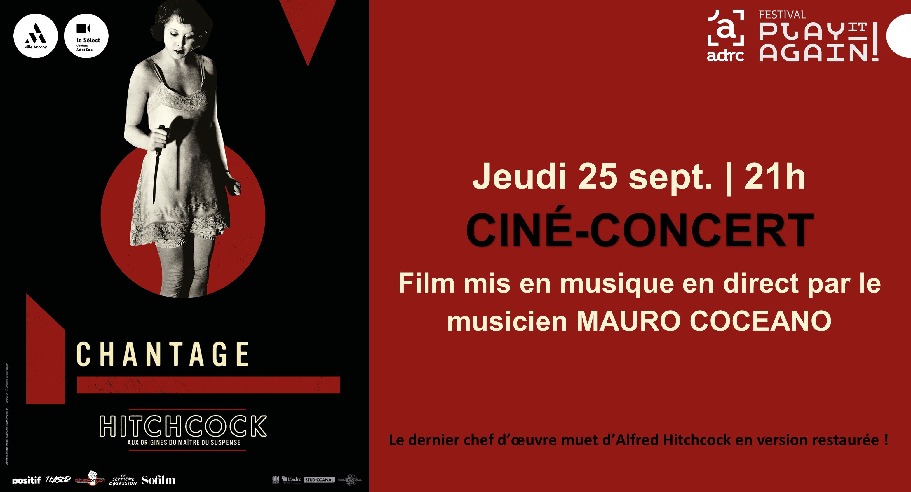 Ciné-concert CHANTAGE