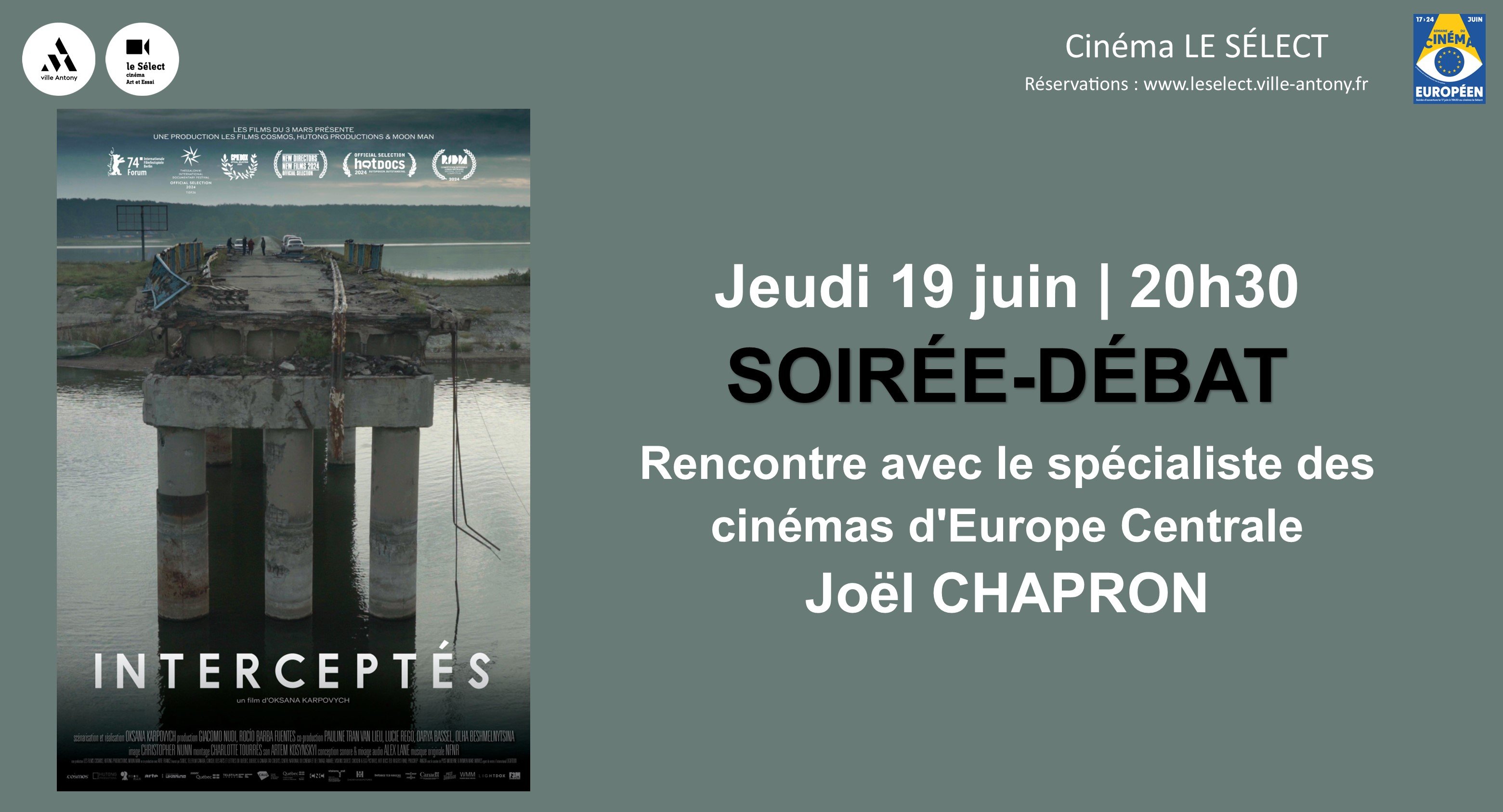 Soirée-débat INTERCEPTES