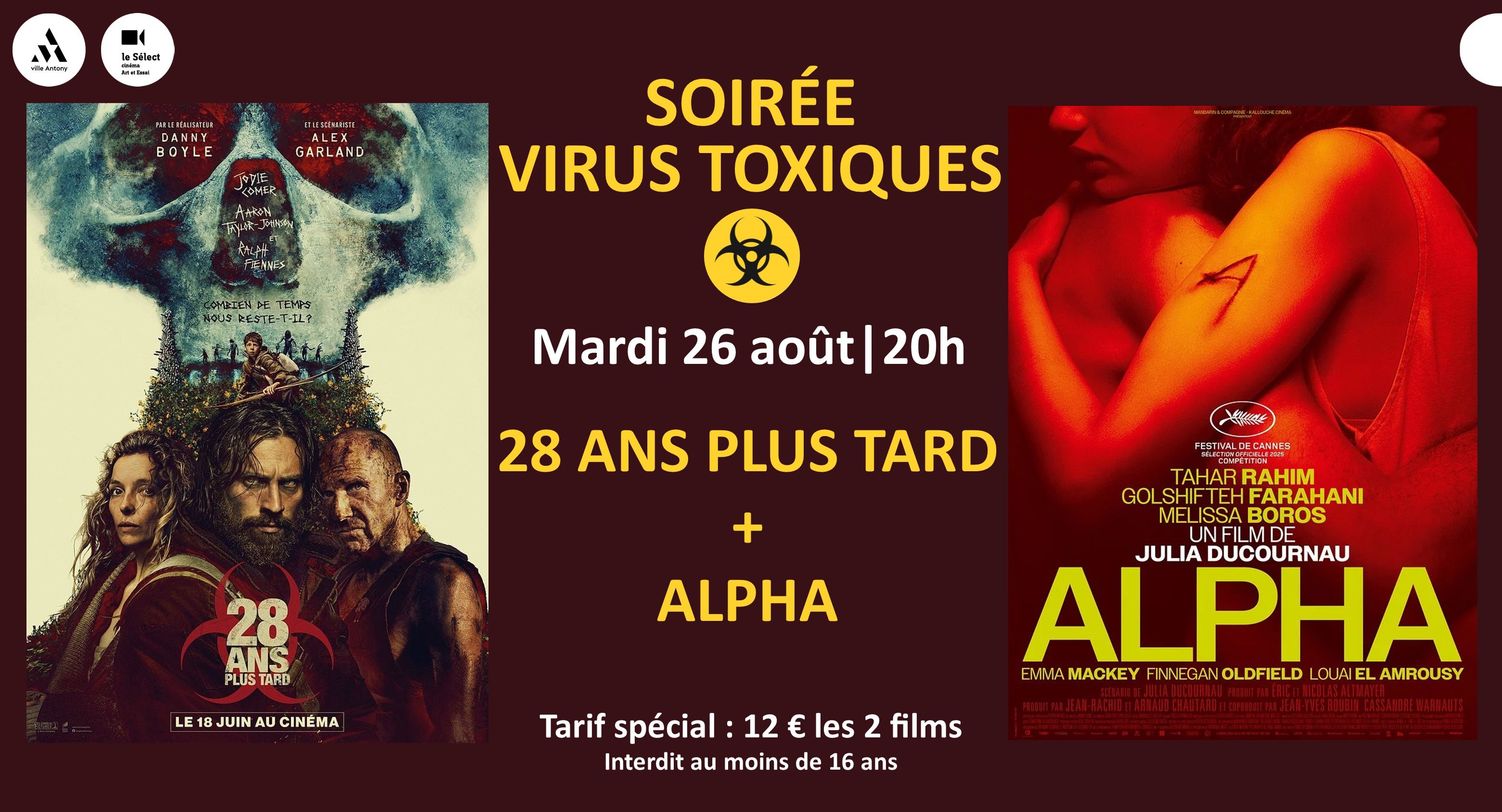 Soirée VIRUS TOXIQUES
