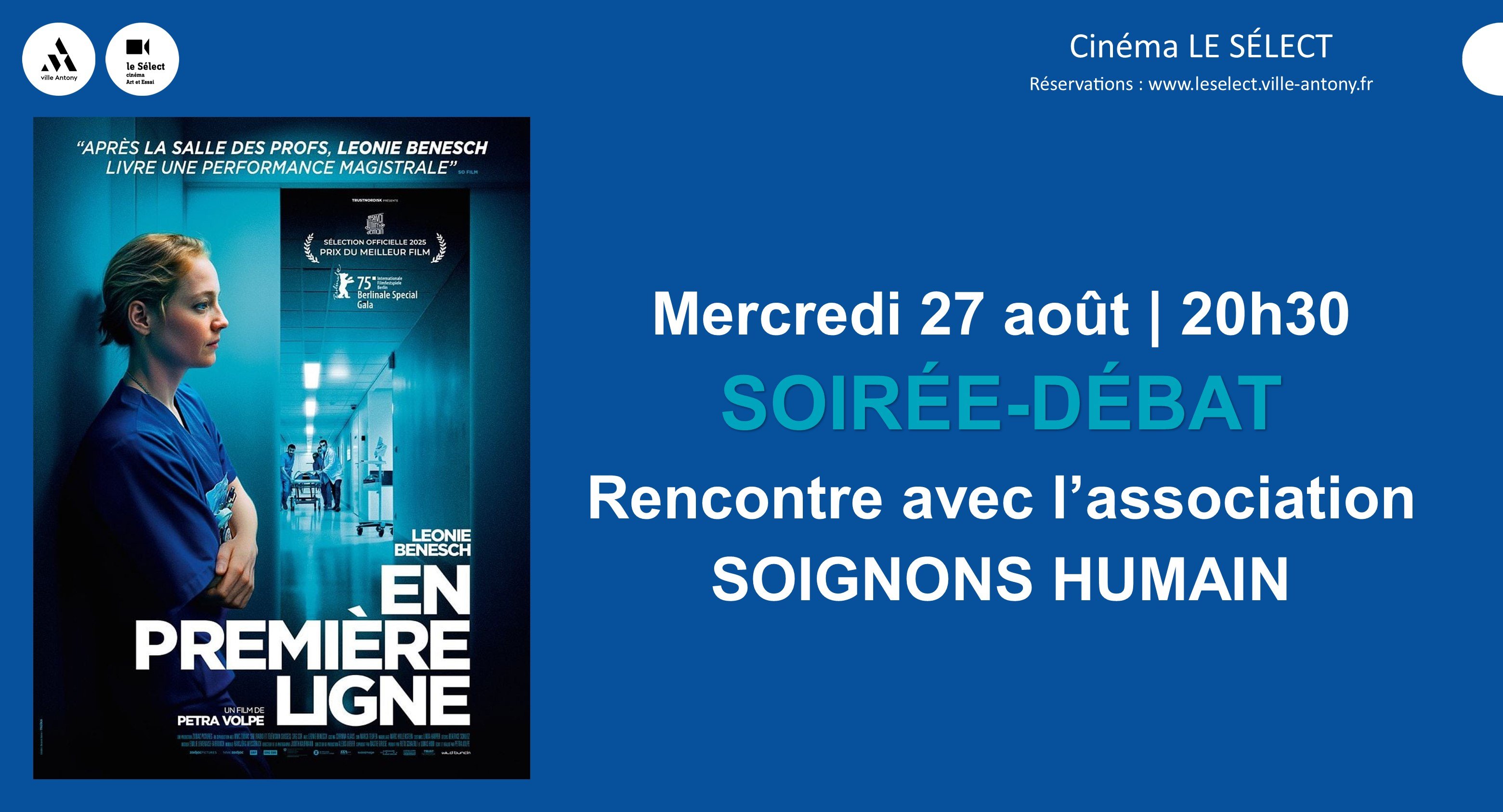 Soirée-débat EN PREMIERE LIGNE