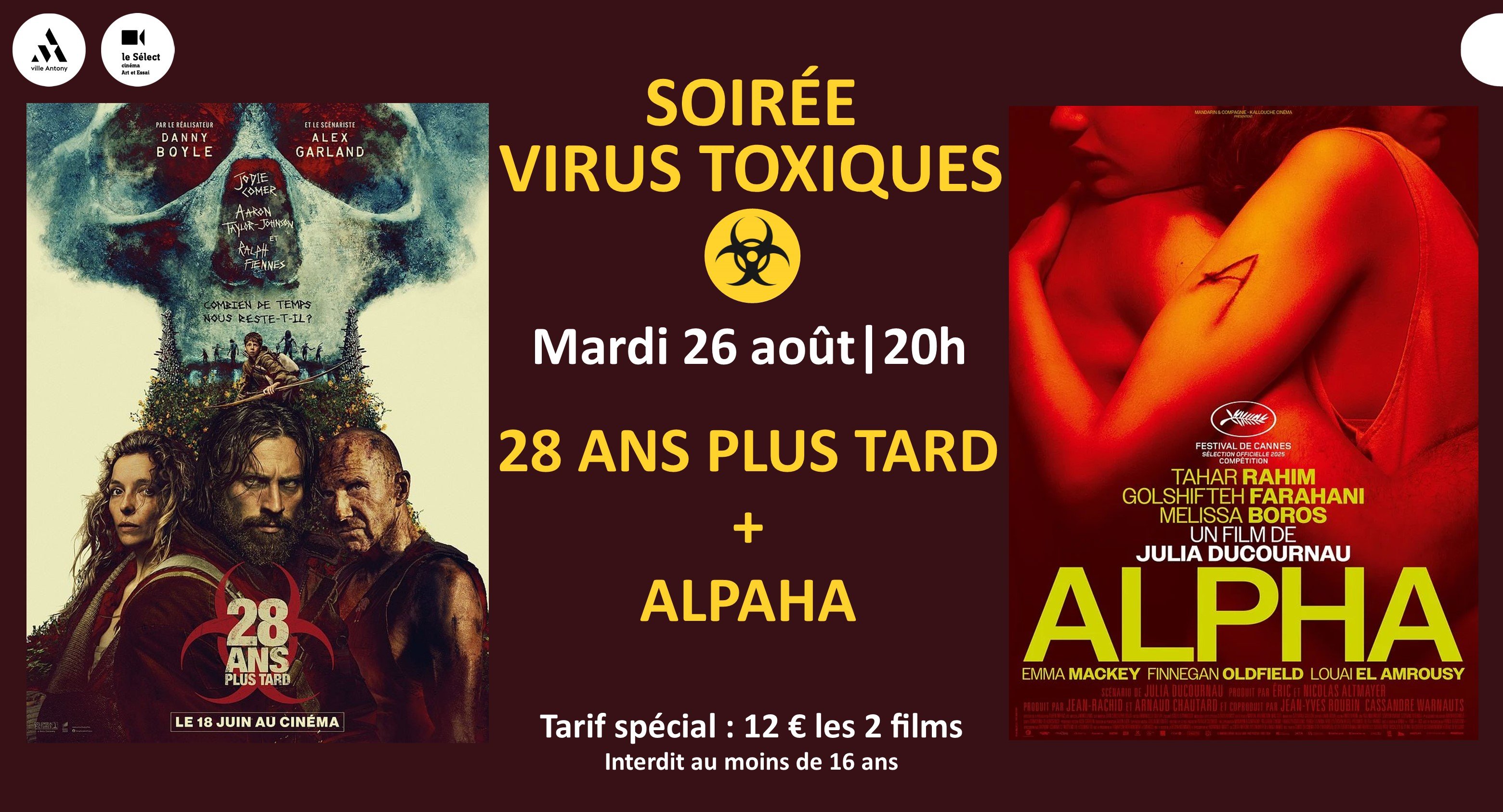 Soirée VIRUS TOXIQUES