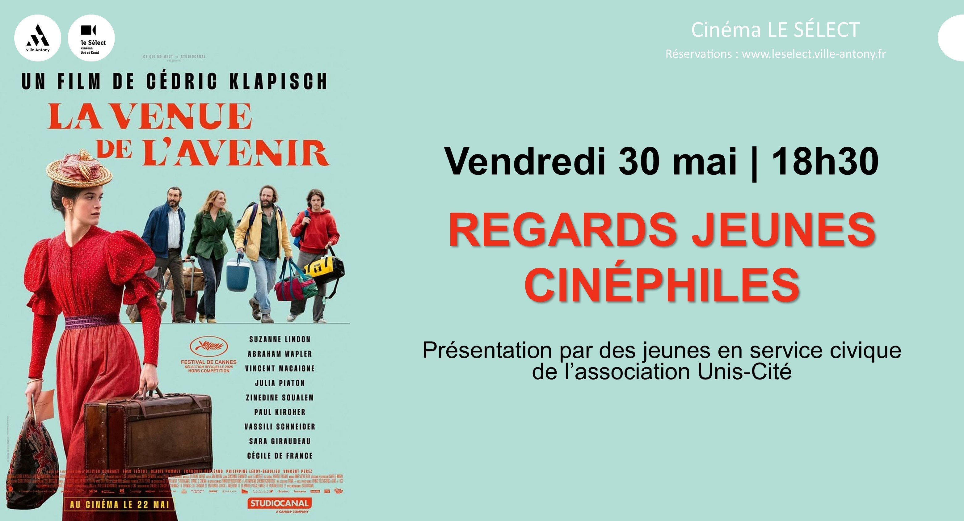 Regars Jeunes Cinéphiles LA VENUE DE L'AVENIR