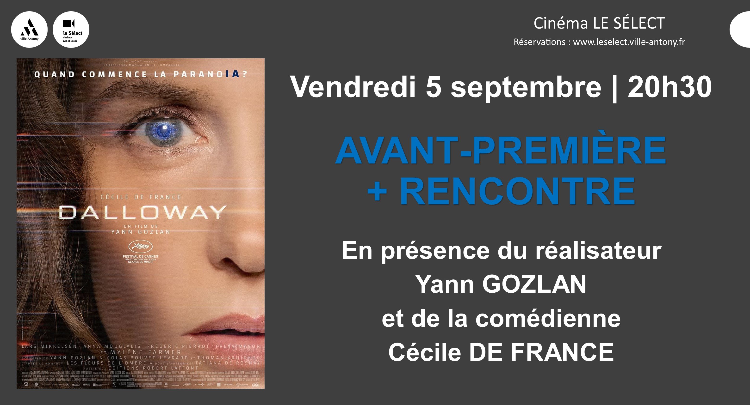 Avant-première + rencontre DALLOWAY