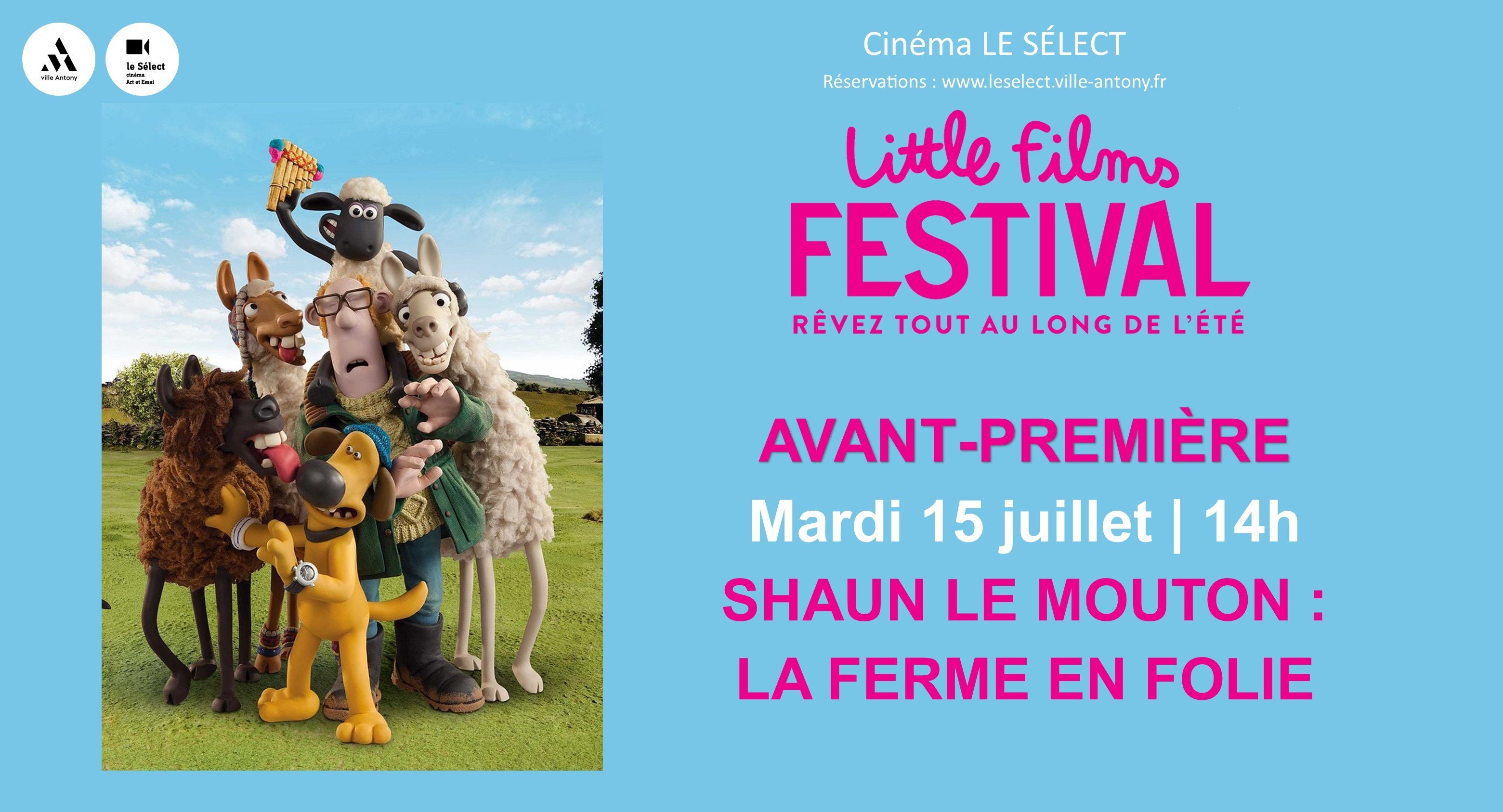 Avant-première SHAUN LE MOUTON : LA FERME EN FOLIE