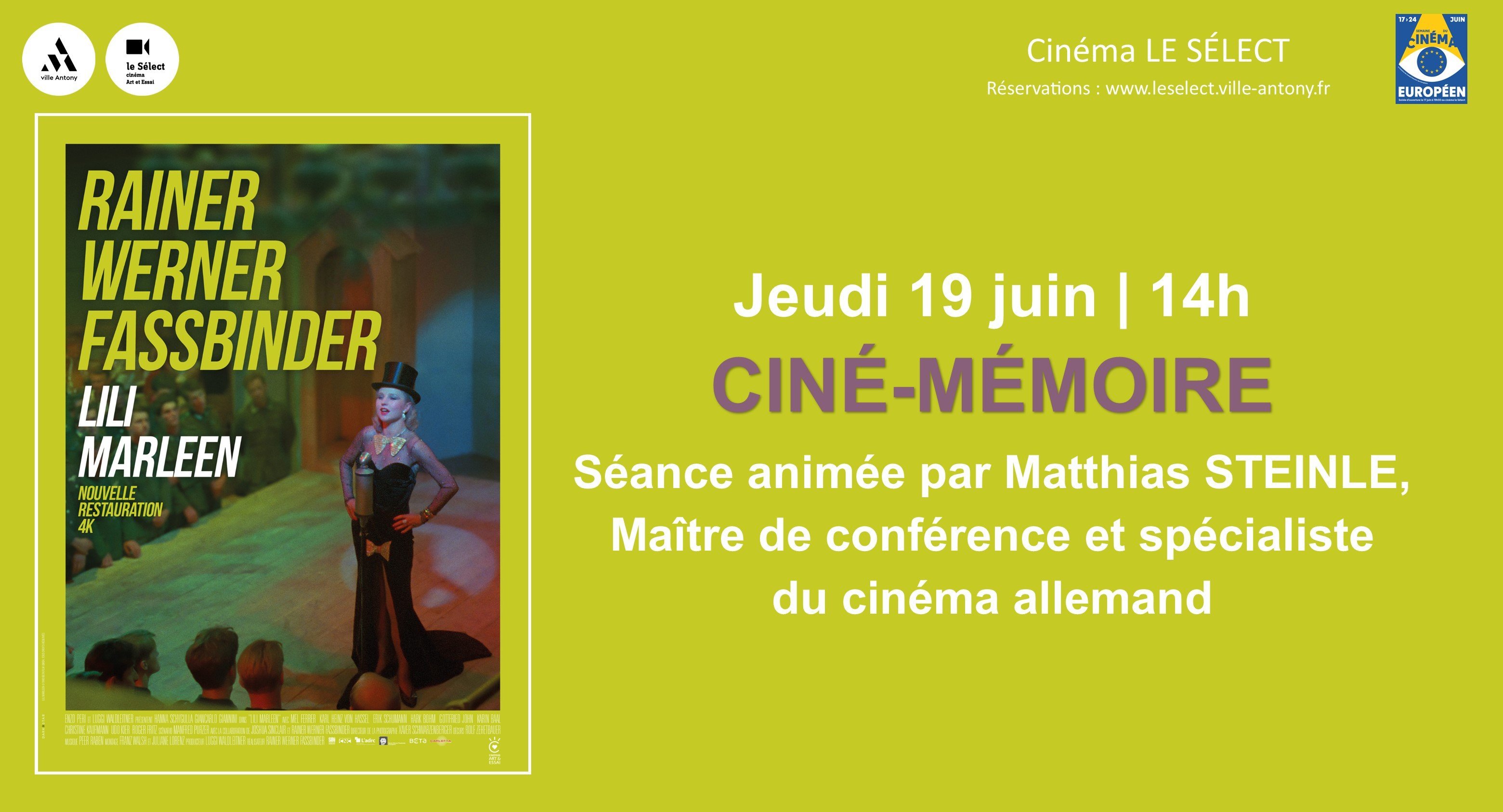 Ciné-mémoire LILI MARLEEN