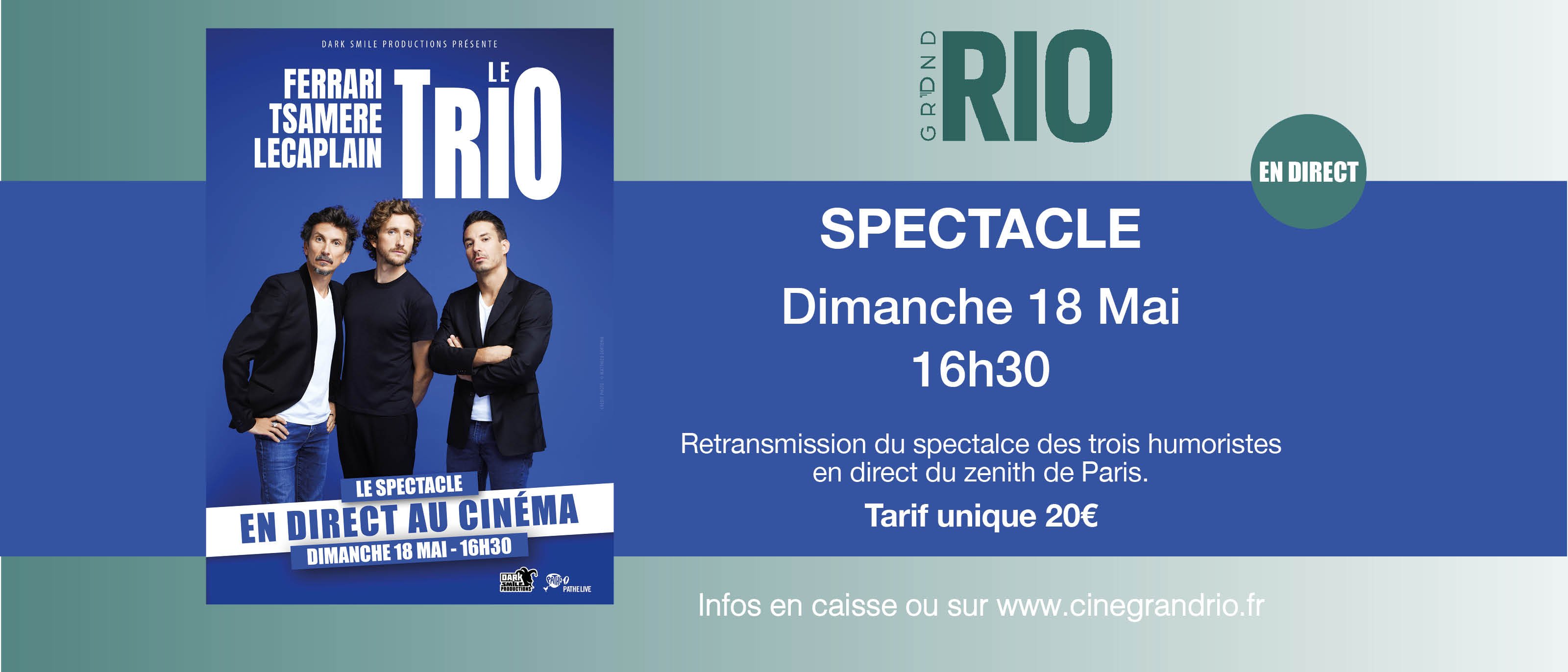 SPECTACLE - LE TRIO 