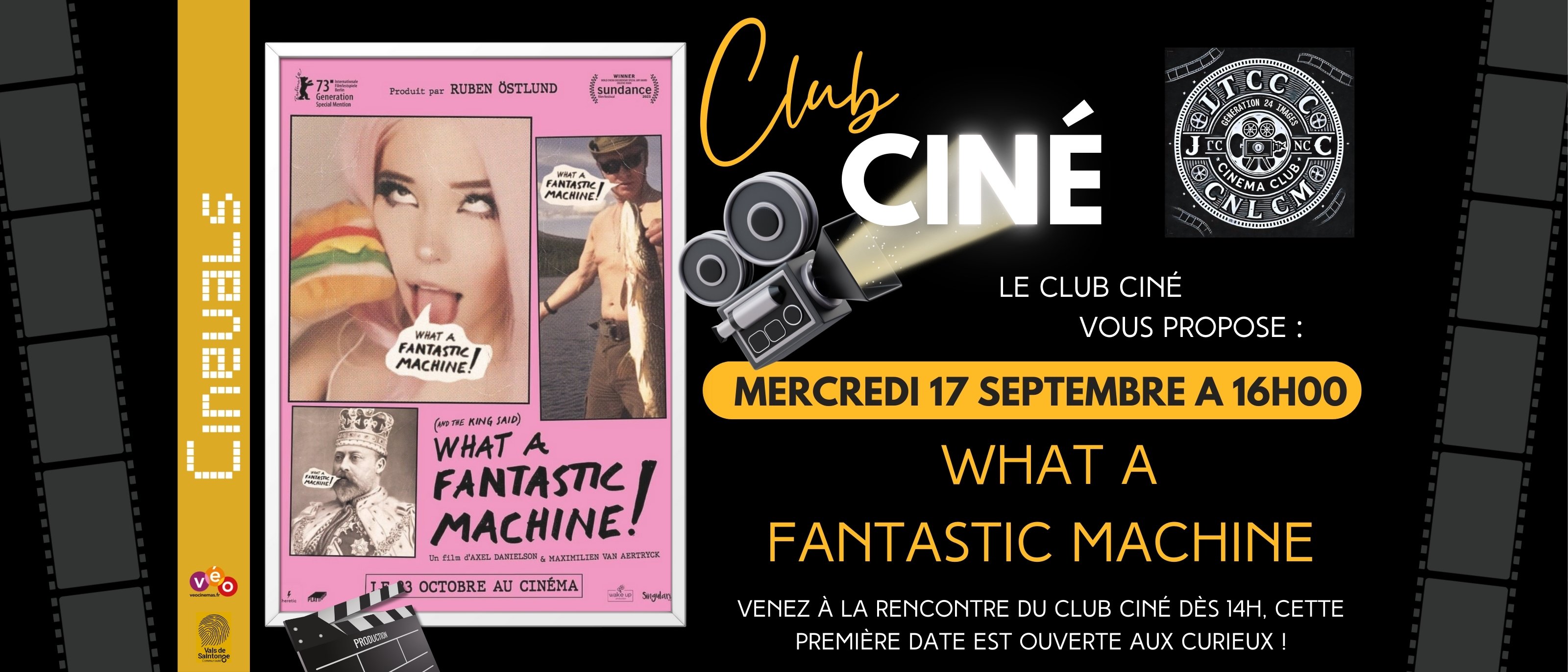 CLUB CINE :  What a fantastic machine