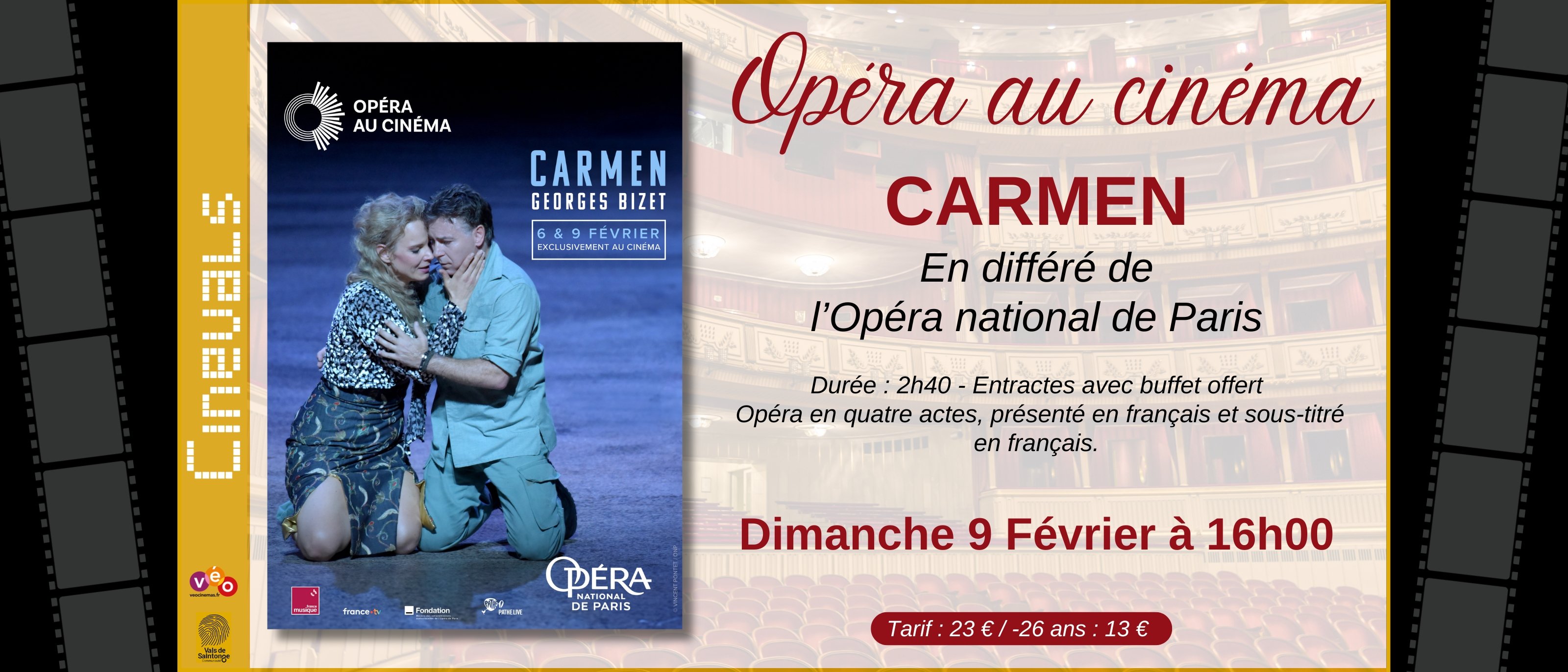 Opéra au cinéma : CARMEN