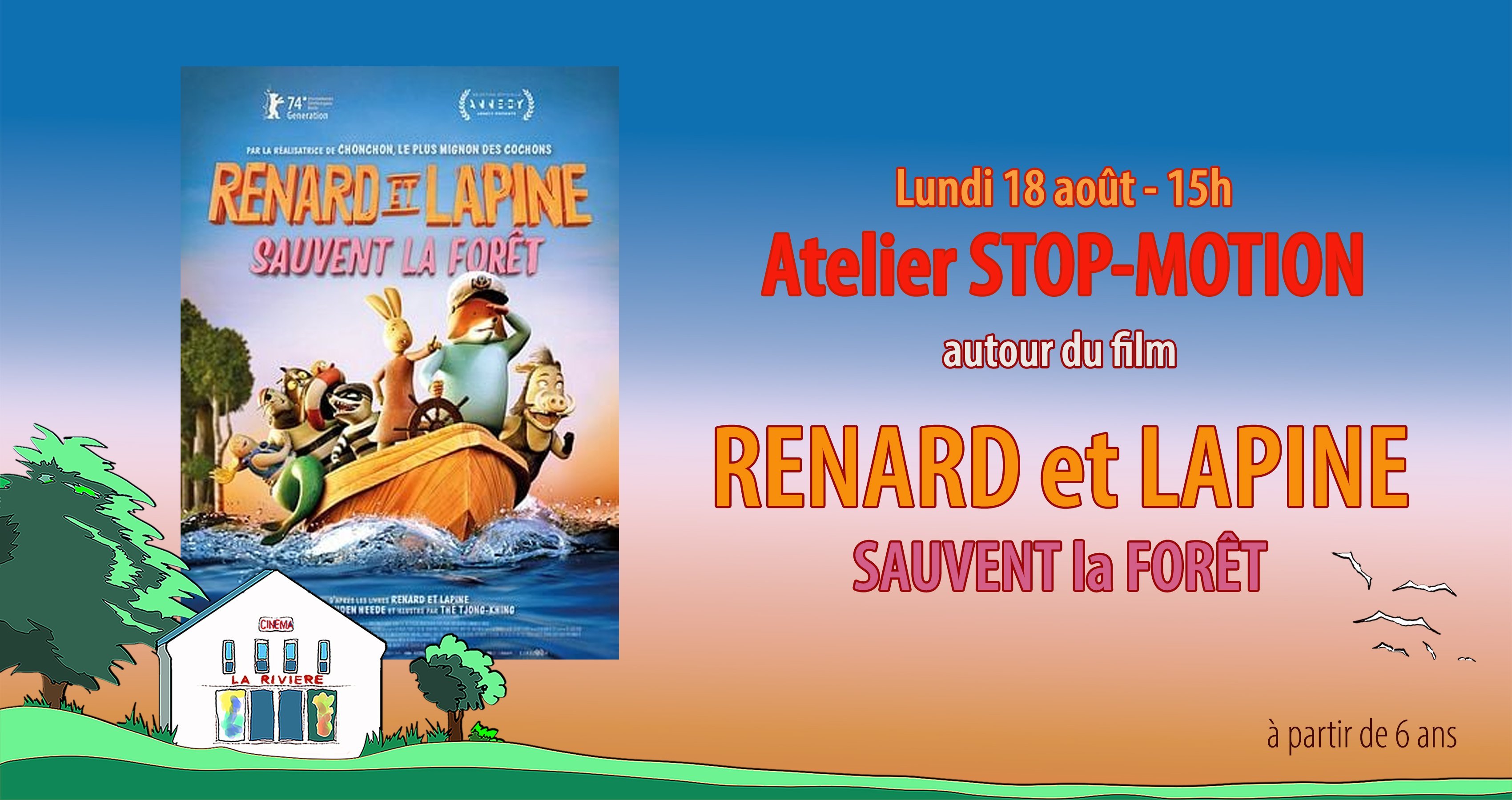 Atelier Stop Motion pour les enfants à partir de 6 ans